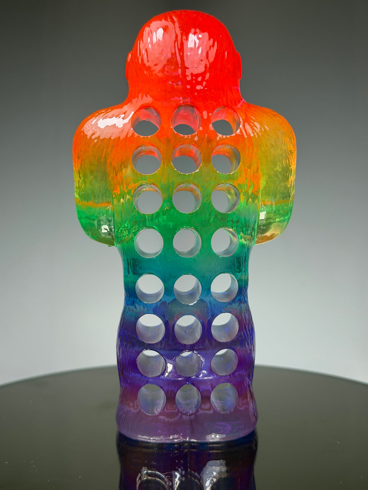 Perforated Ape: Transparent Rainbow
