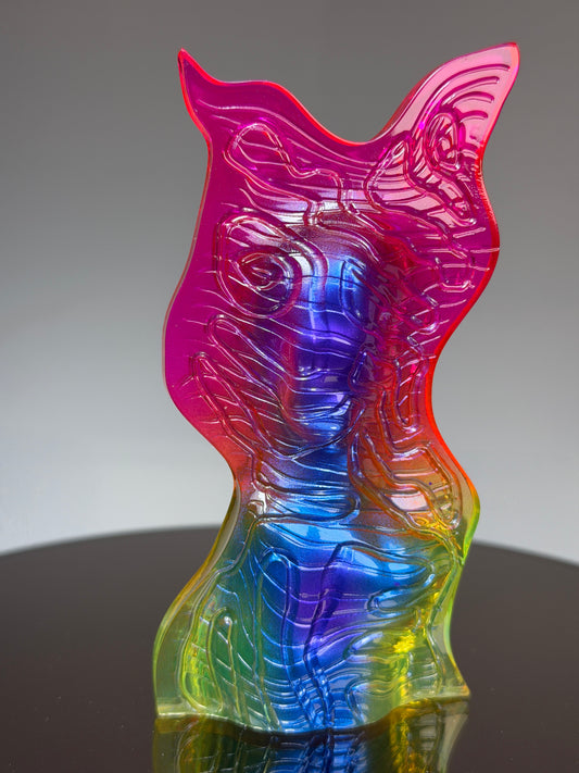 Hard Edge Soft (Portrait): Laser Phase