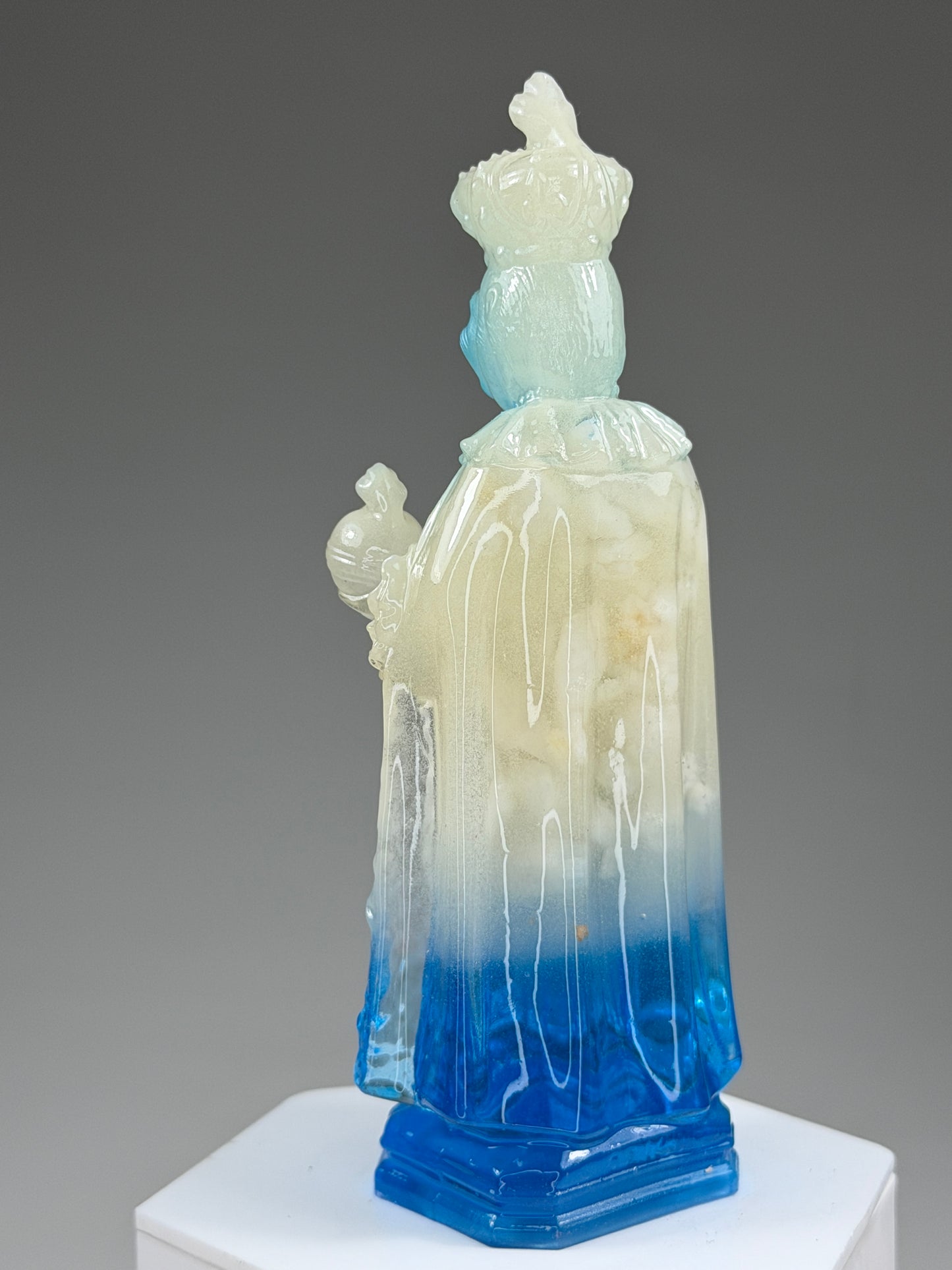 Saint Ape: White/Blue Fade Glow