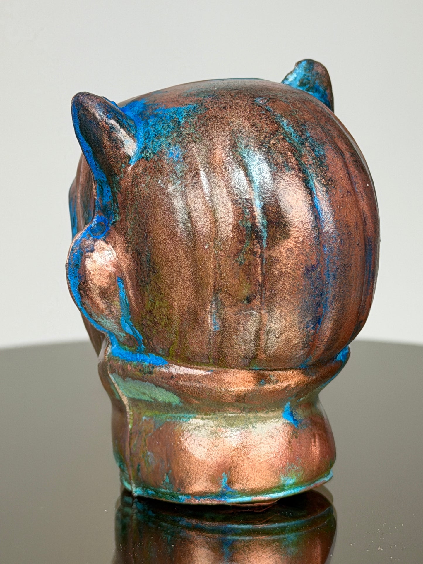 Devil Head: Copper Plated Ceramic