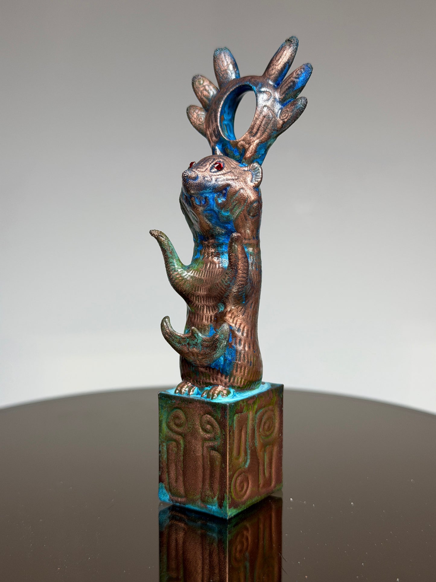 Egyptian Mongoose: Copper Plated Coy