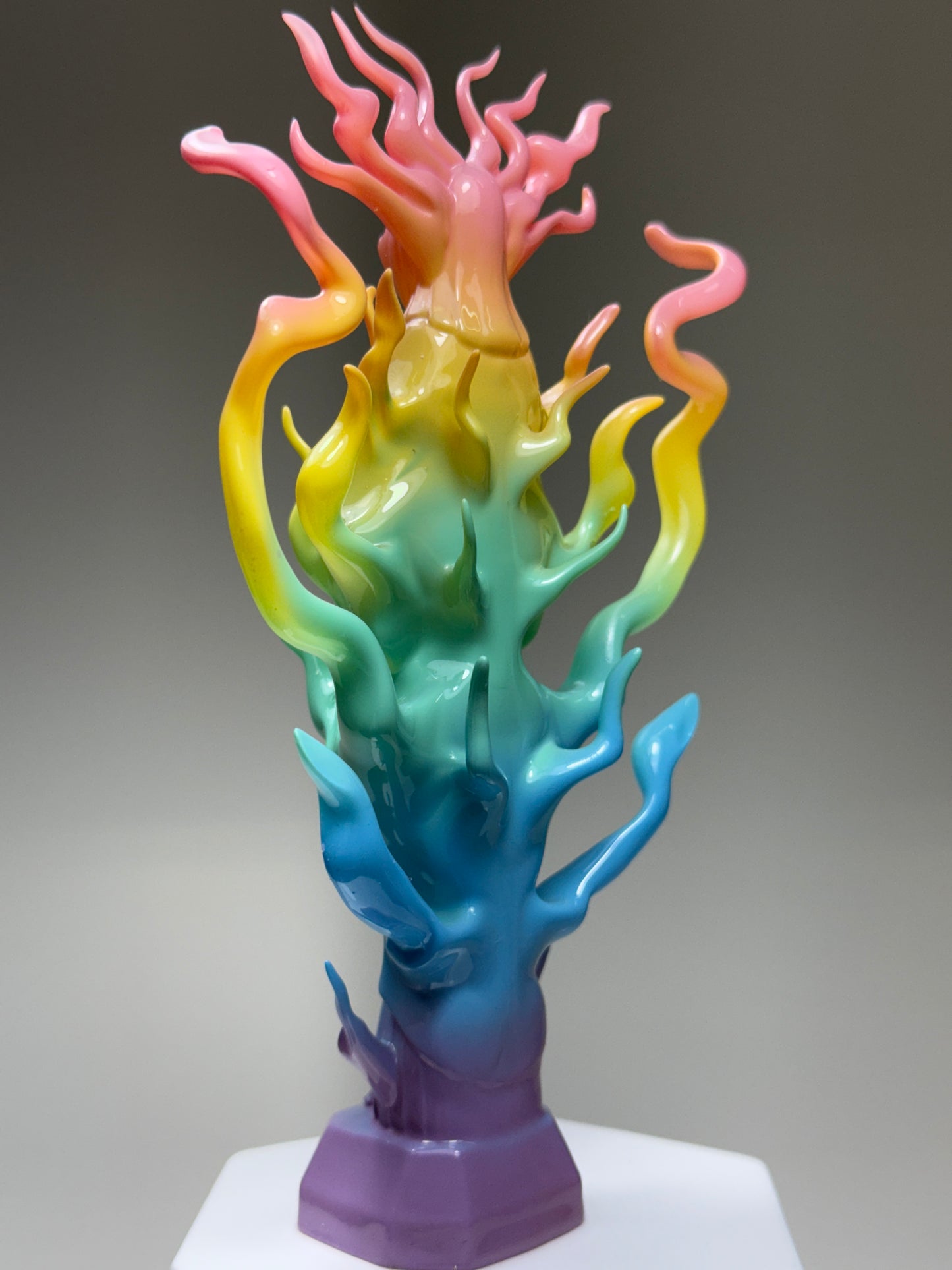 The Sun of God: Pastel Rainbow Flame