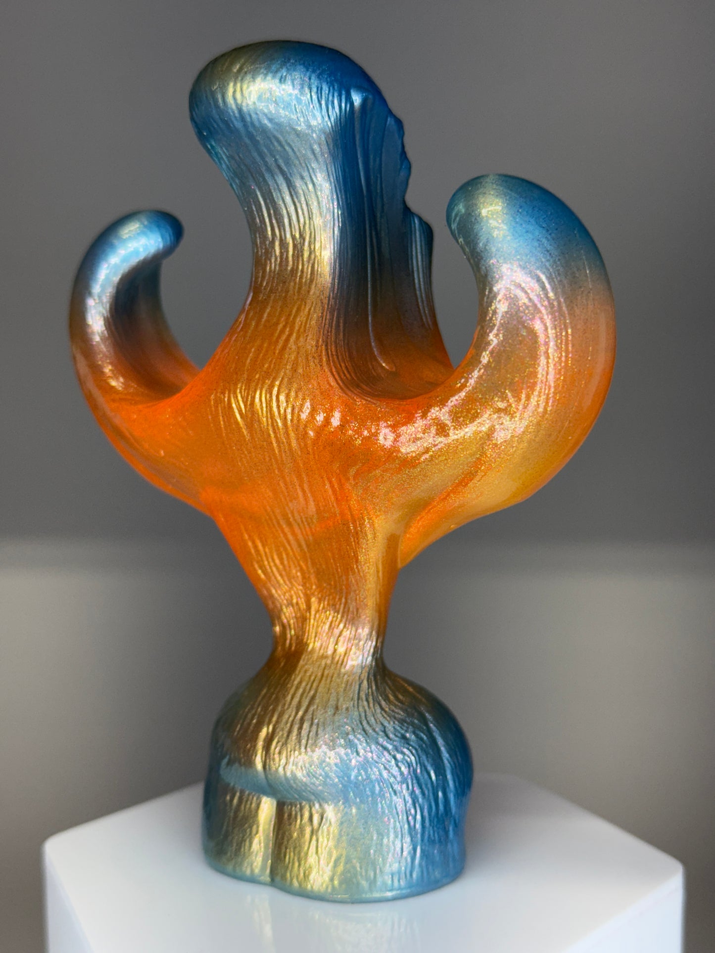 Breaking Wave Ape: Translucent Orange/Pearlescent Blue/Gold