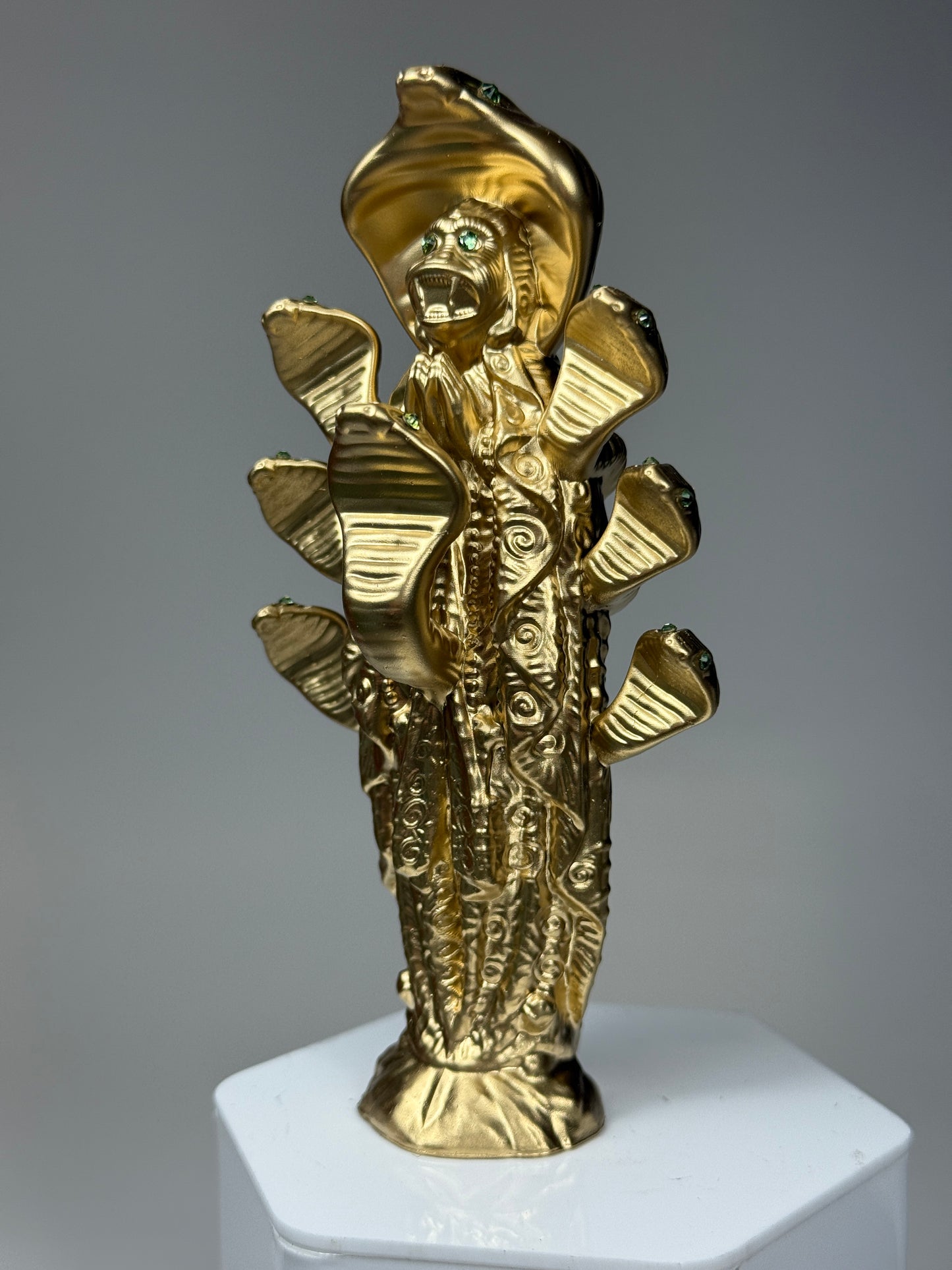 Cobra Cult Worshiper: Gold Chrome with Green