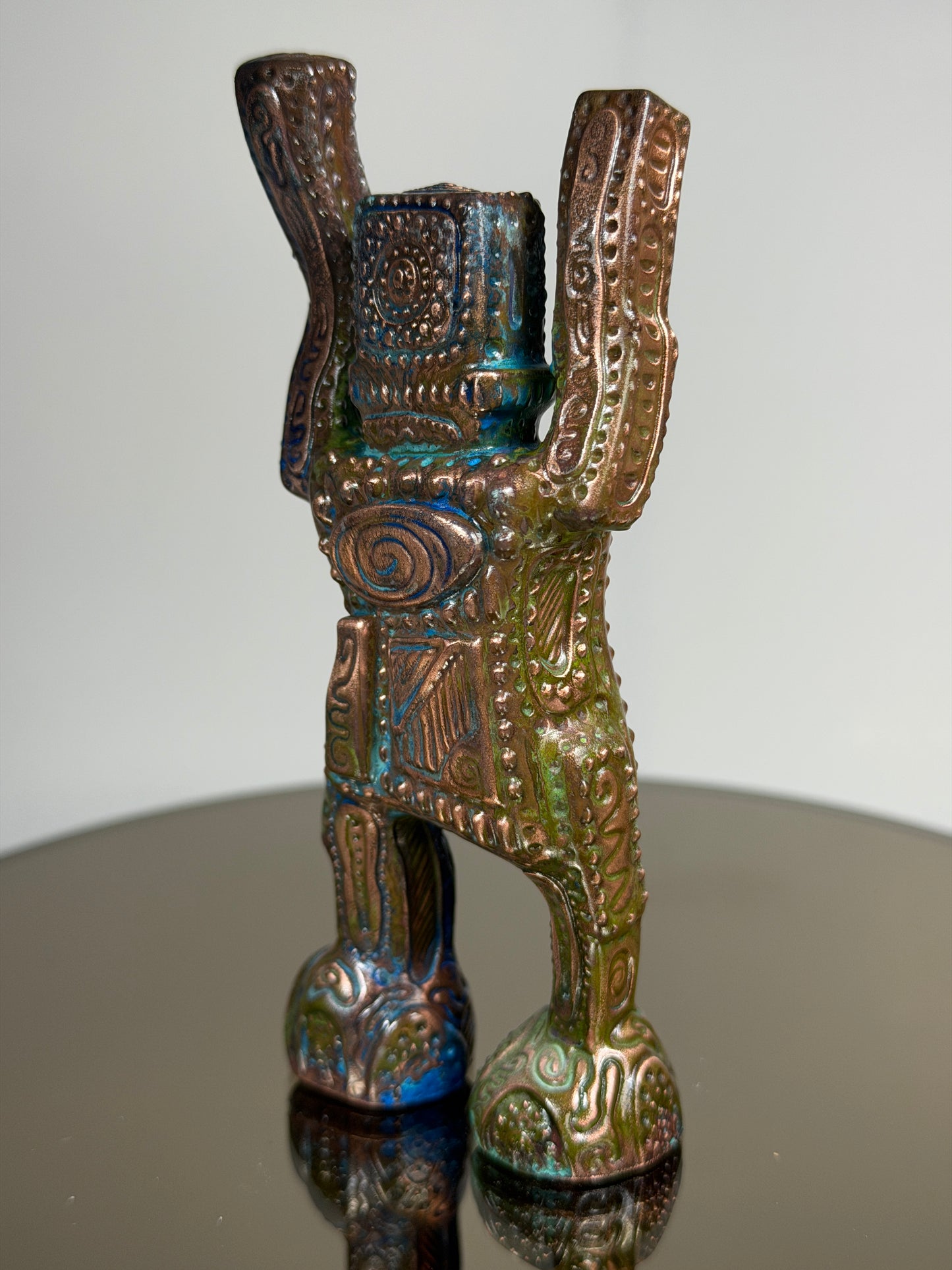 Wonky Robot: Copper Plated CarryOn