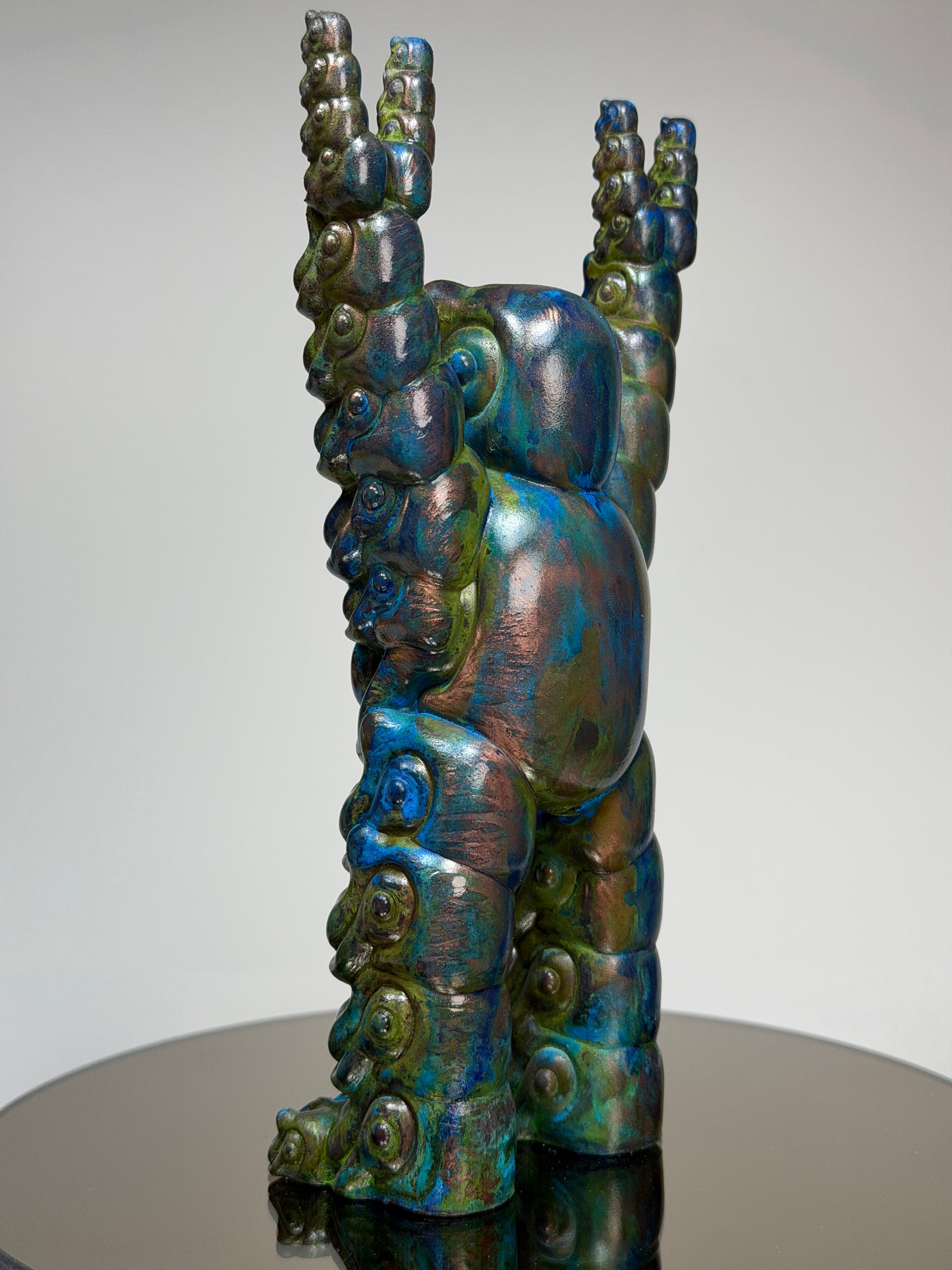 Mecha Head Ape: Copper Plated Large Prototype