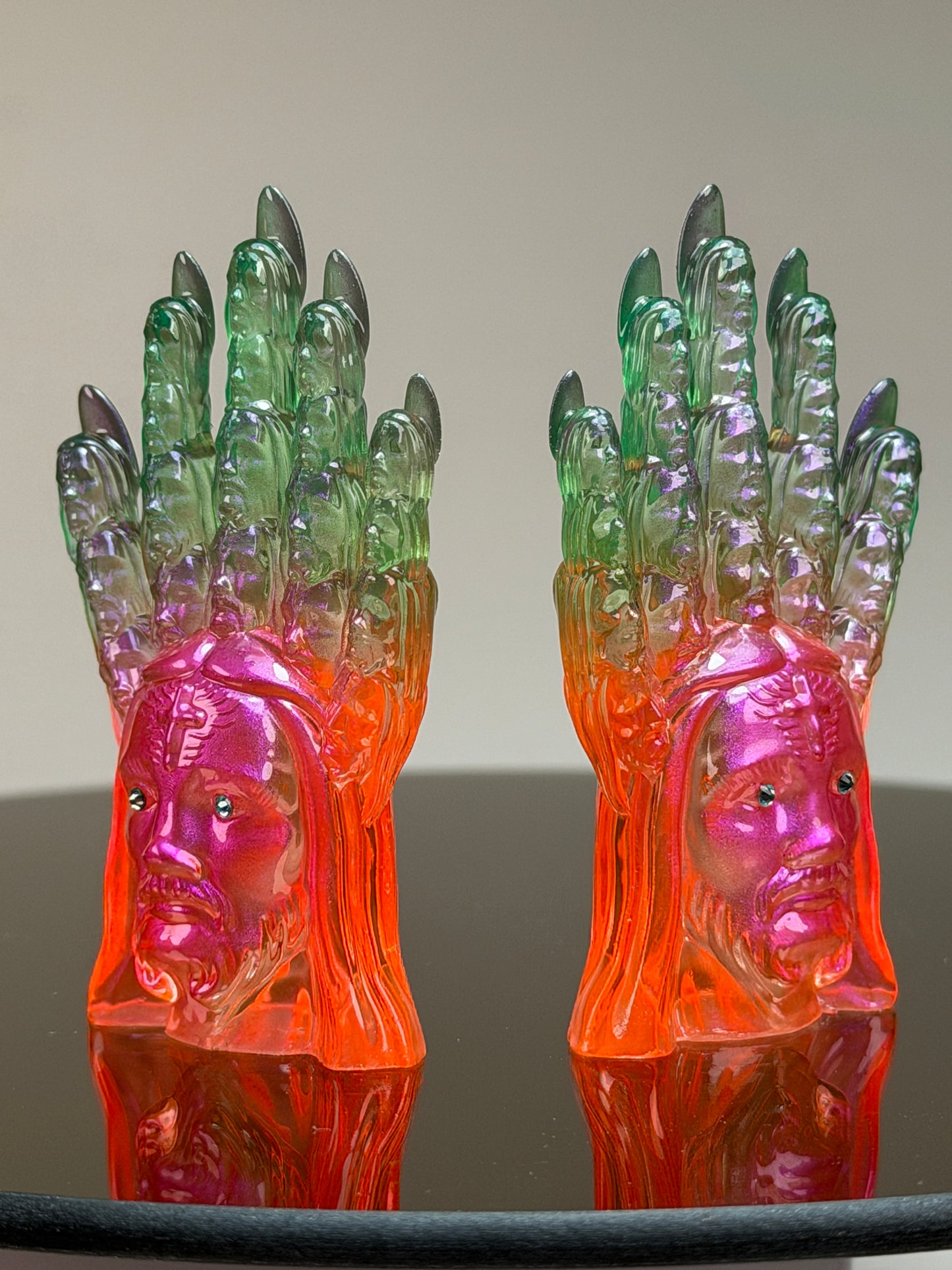 Jesus Christ Claws: Watermelon Drips (small set)