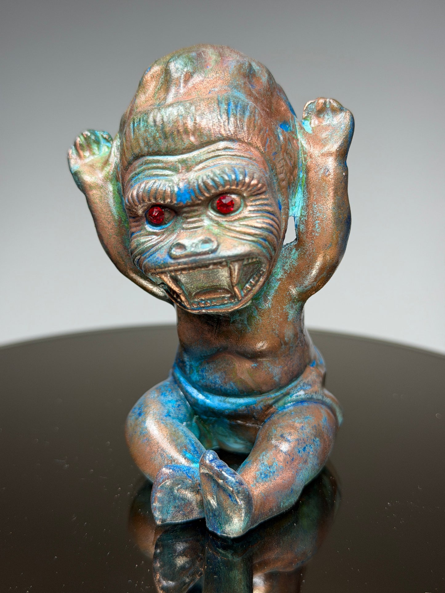 Baby Ape: Copper Plated Infant