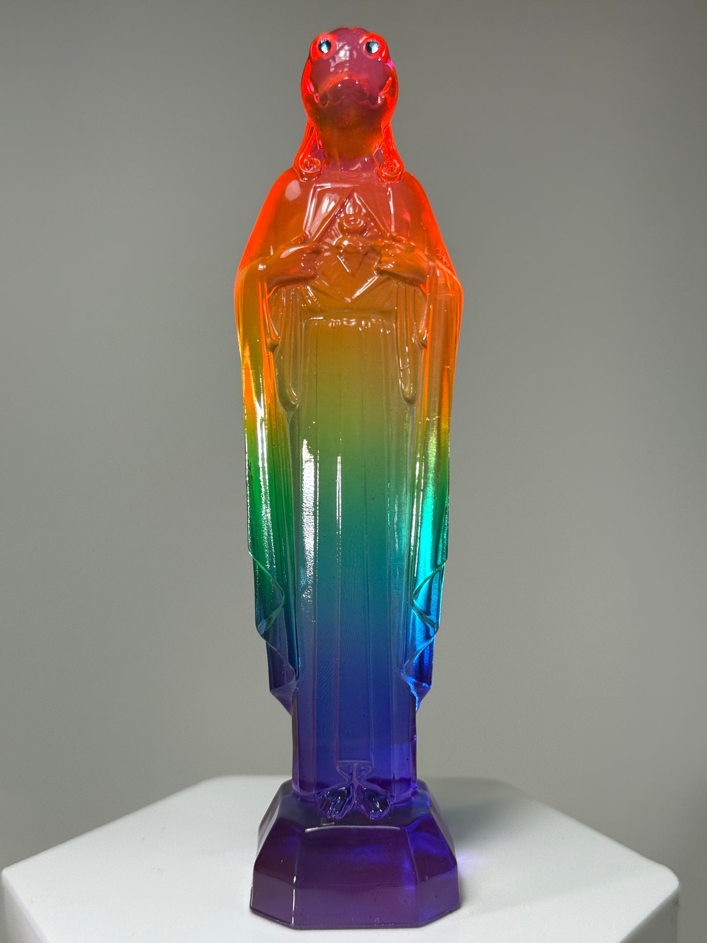 Crocodile Jesus: Transparent Rainbow