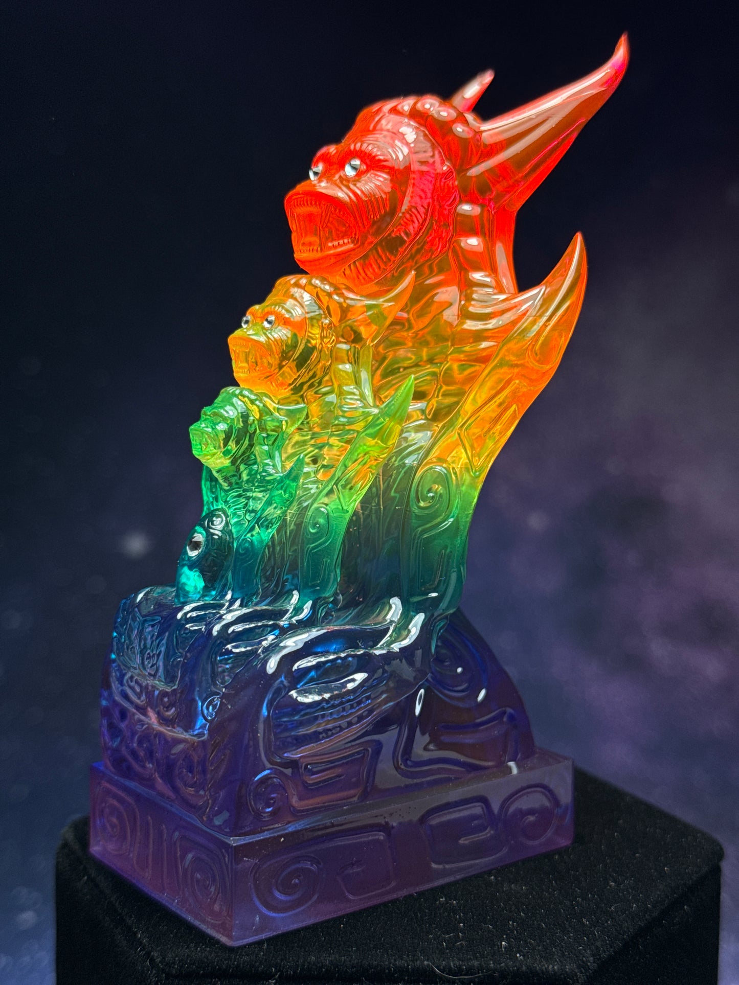 Egyptian Cosmonaut Apes: Transparent Rainbow