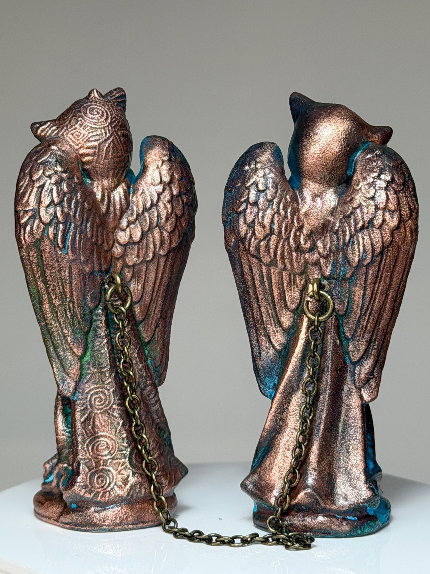 Angel Pig: Copper Plated Patina