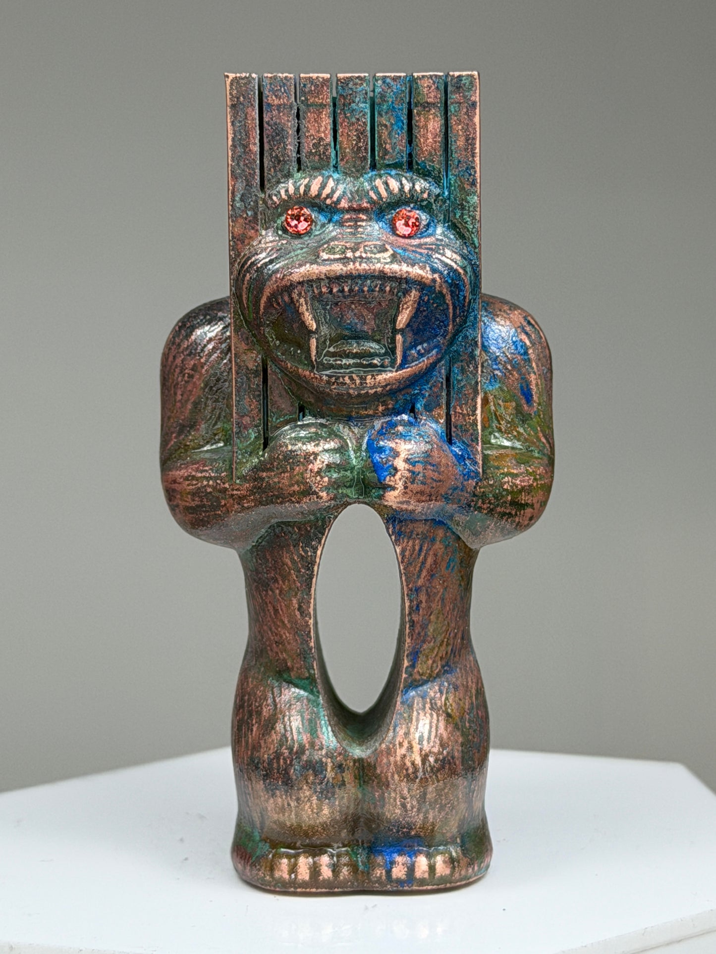 Monolith Head Ape: Copper Plated Stompy