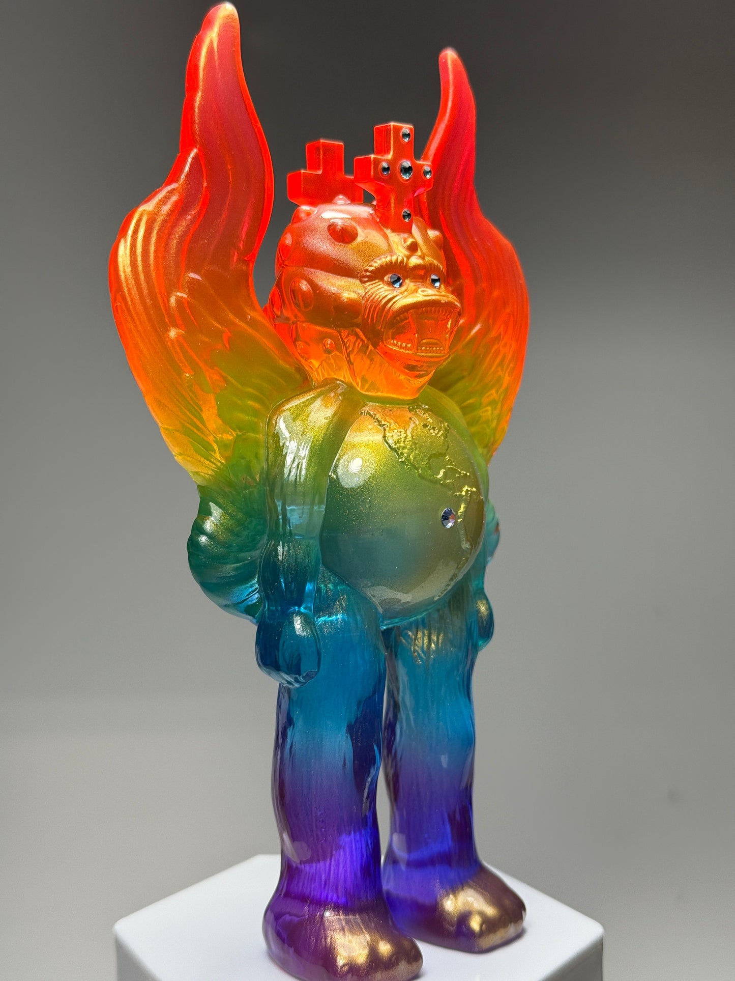 Shadow of God on Earth: Transparent Rainbow