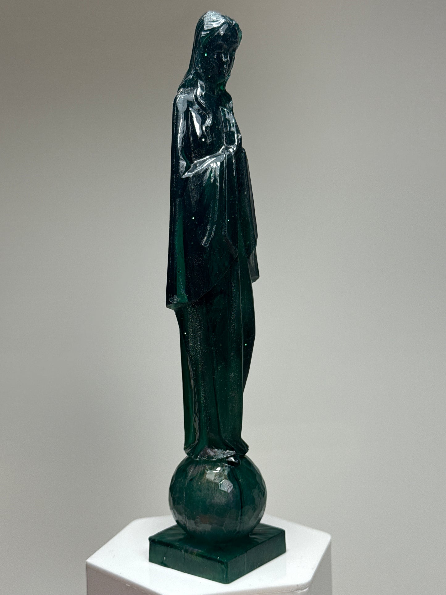 Bootleg Tall Mary on a Golf Ball: Dark Green