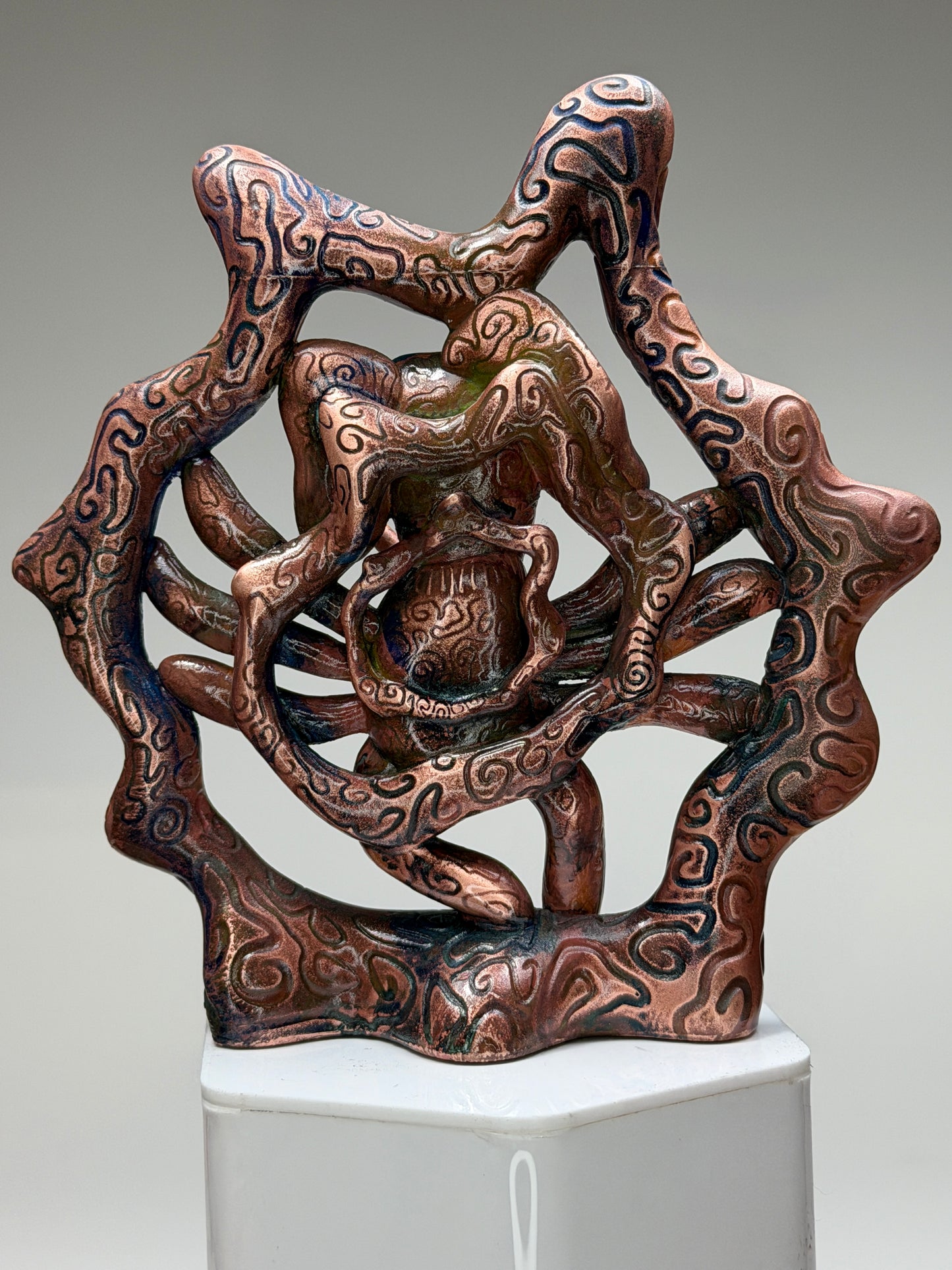 Ganna Sh’aa: Copper Plated with Dark Blue