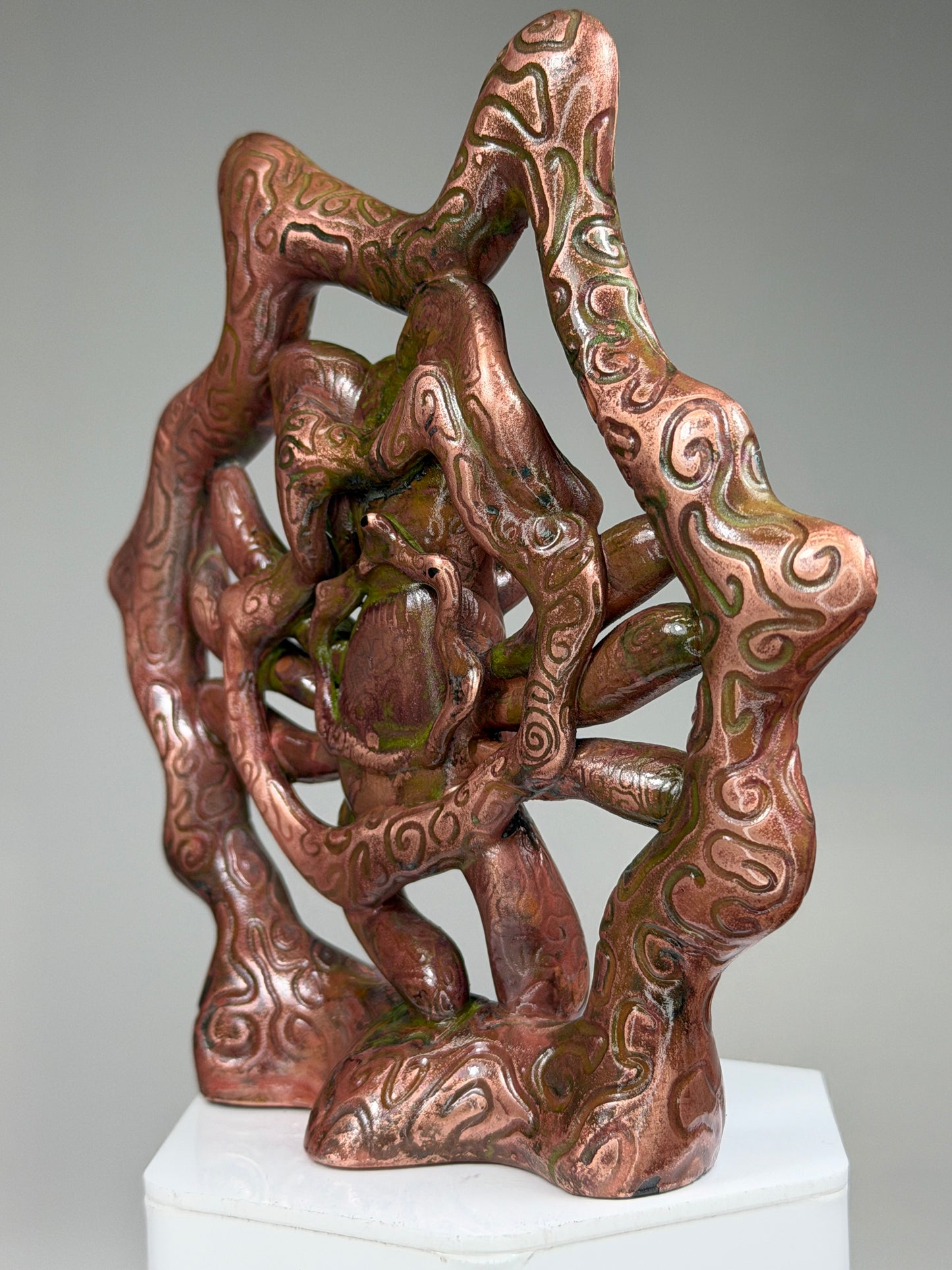 Ganna Sh’aa: Copper Plated with Green