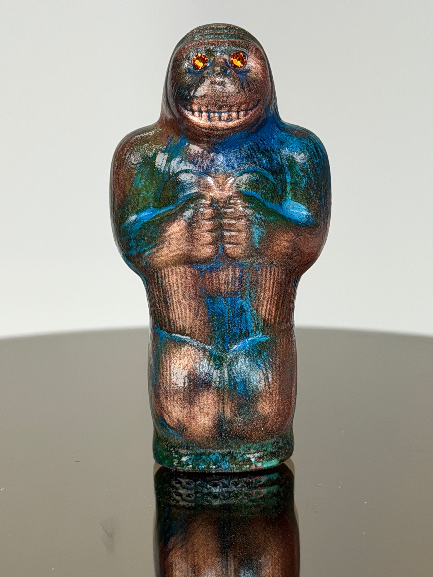 Happy Ape: Copper Plated Old