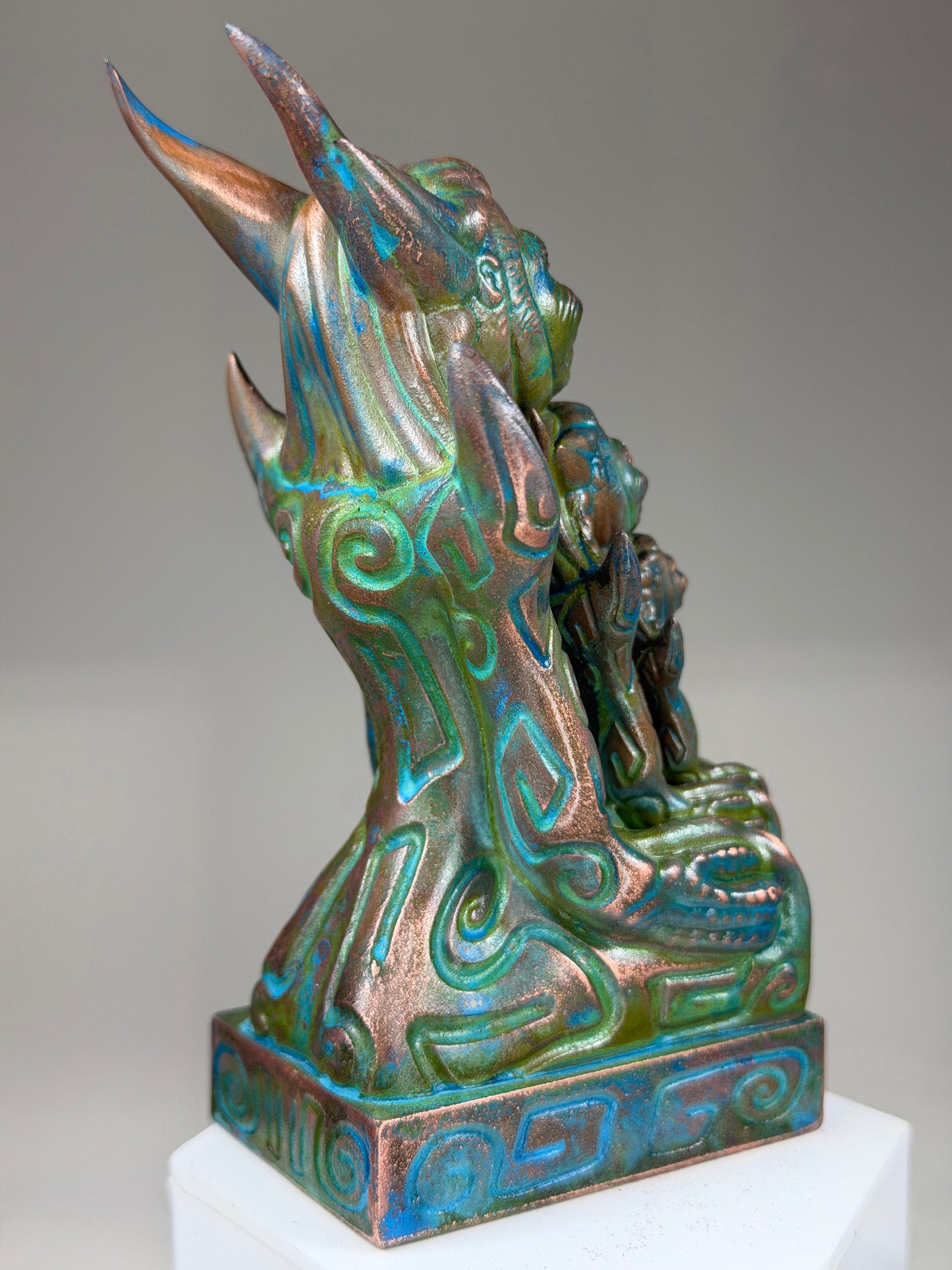 Egyptian Cosmonaut Apes: Copper Plated