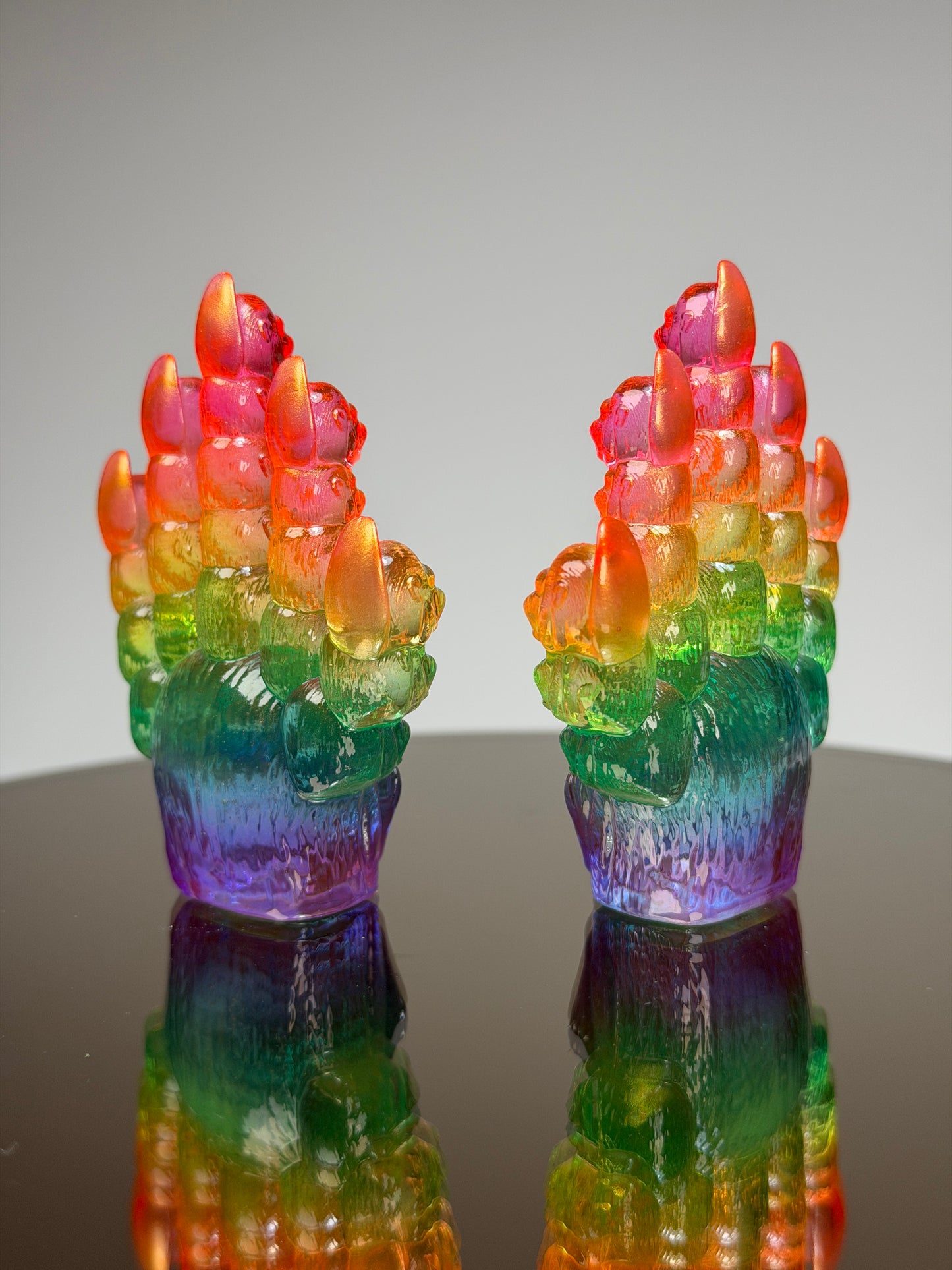 Ape Head Claws: Transparent Rainbow (small set)