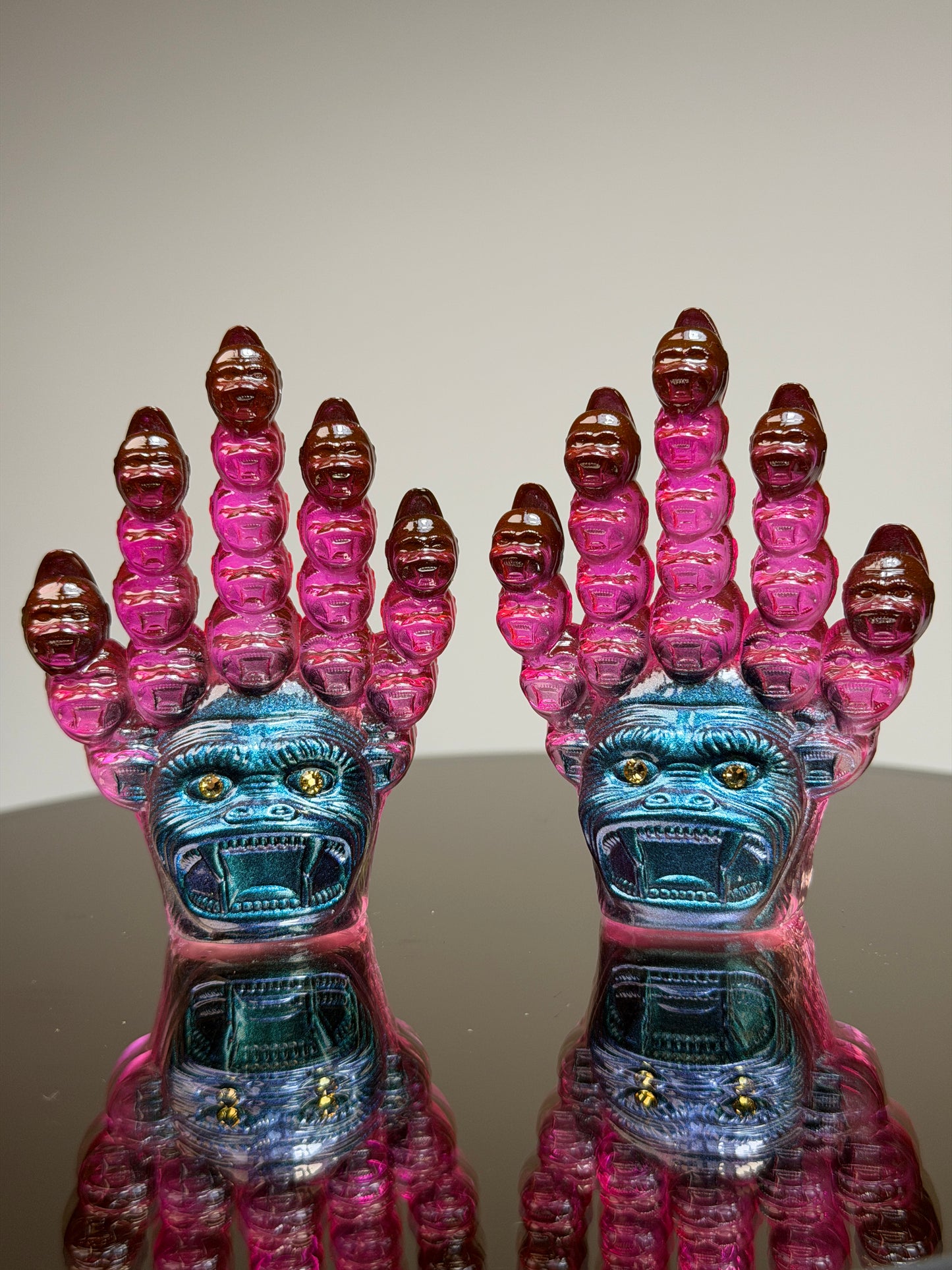 Ape Head Claws: Pink (small set)