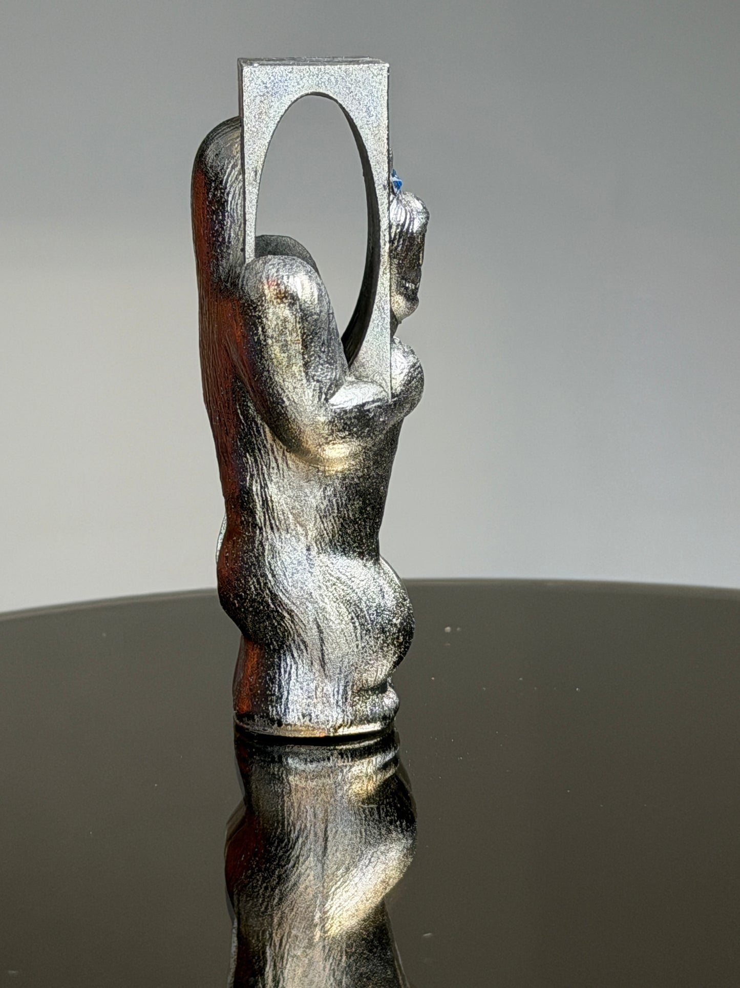 Monolith Head Ape: Chrome Plated Blocky