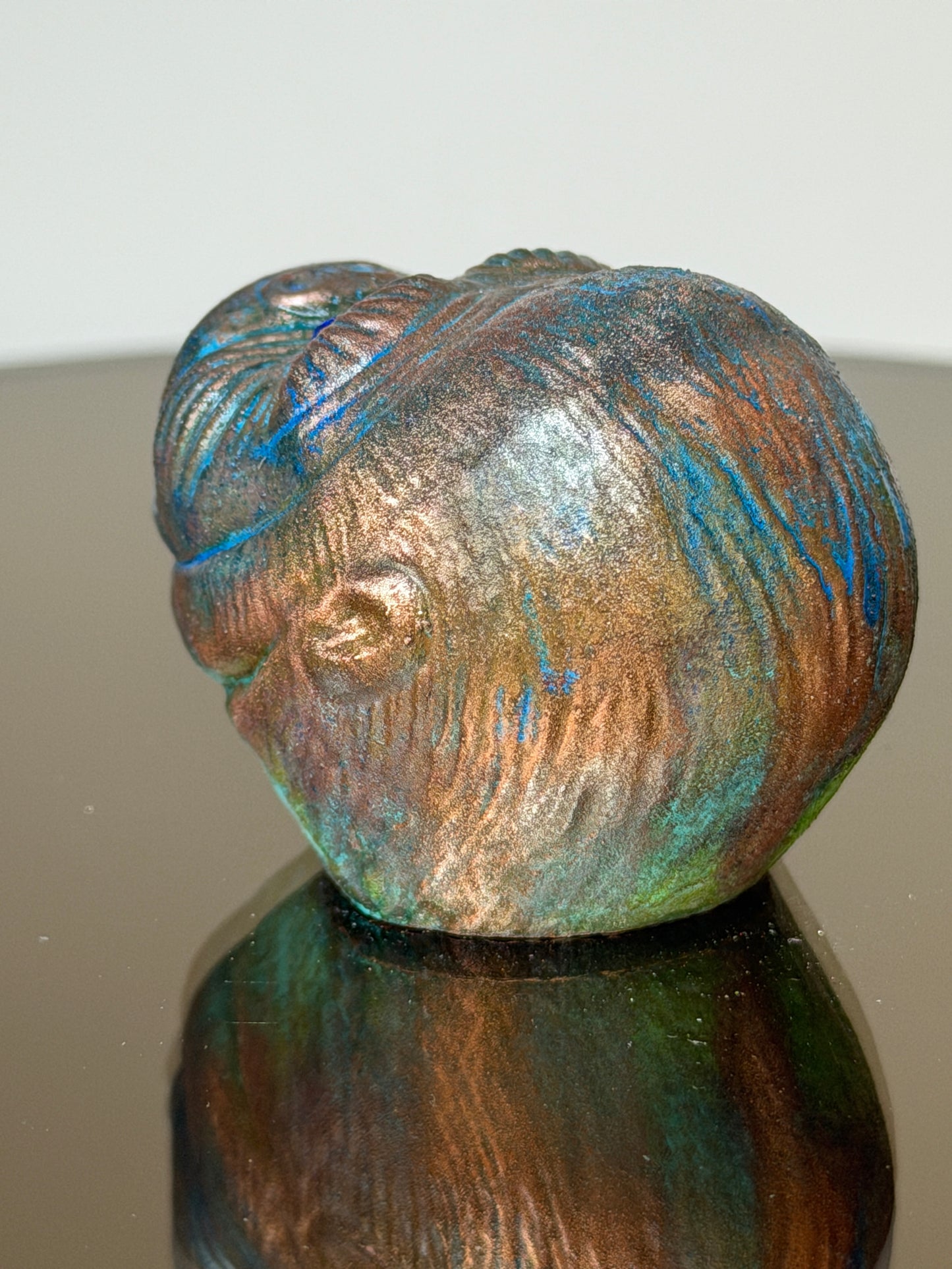 Ape Head: Copper Plated Perfect
