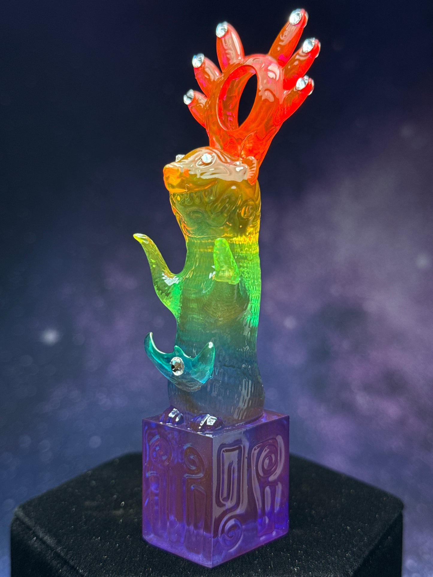 Egyptian Mongoose: Transparent Rainbow