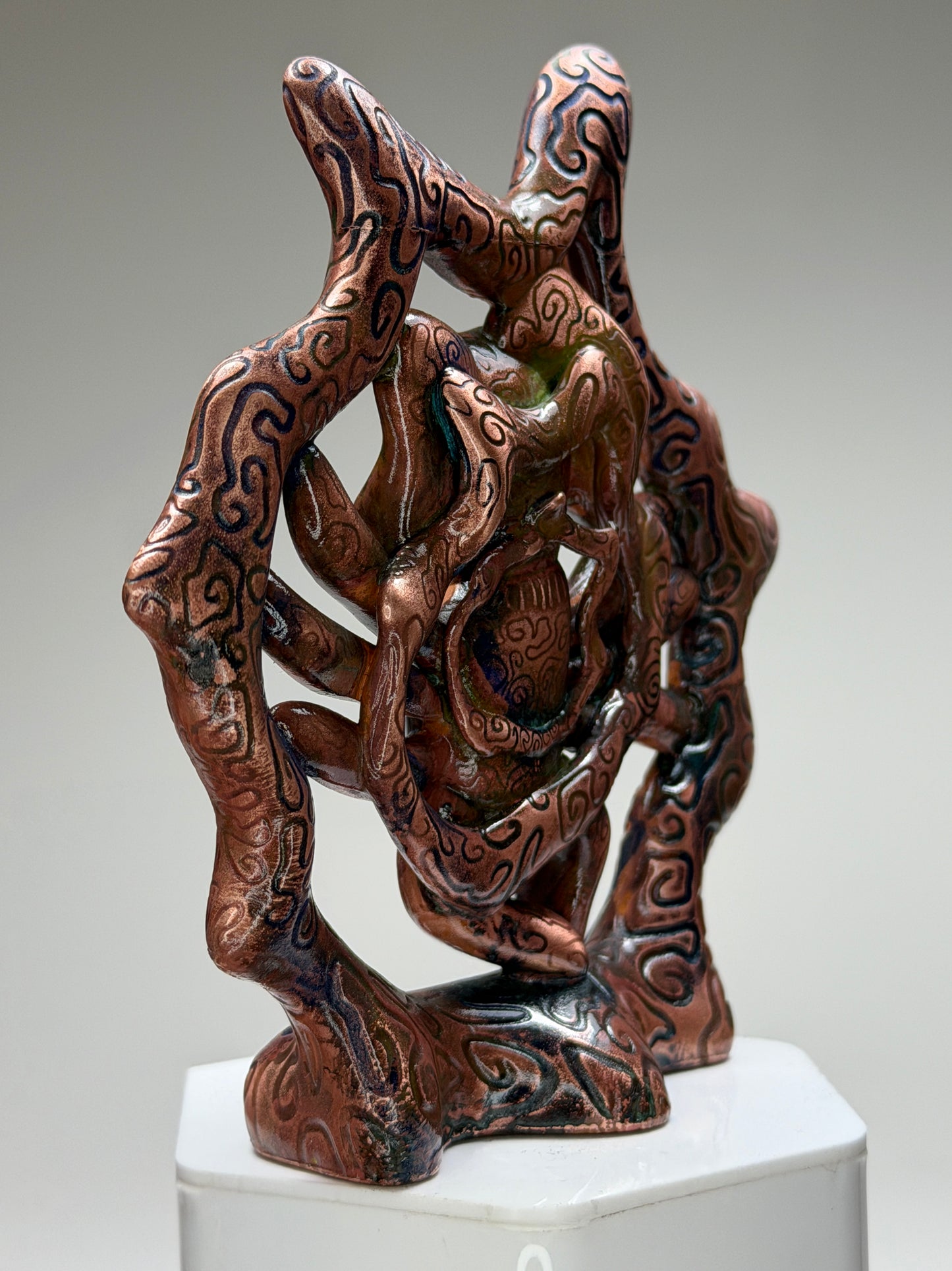 Ganna Sh’aa: Copper Plated with Dark Blue