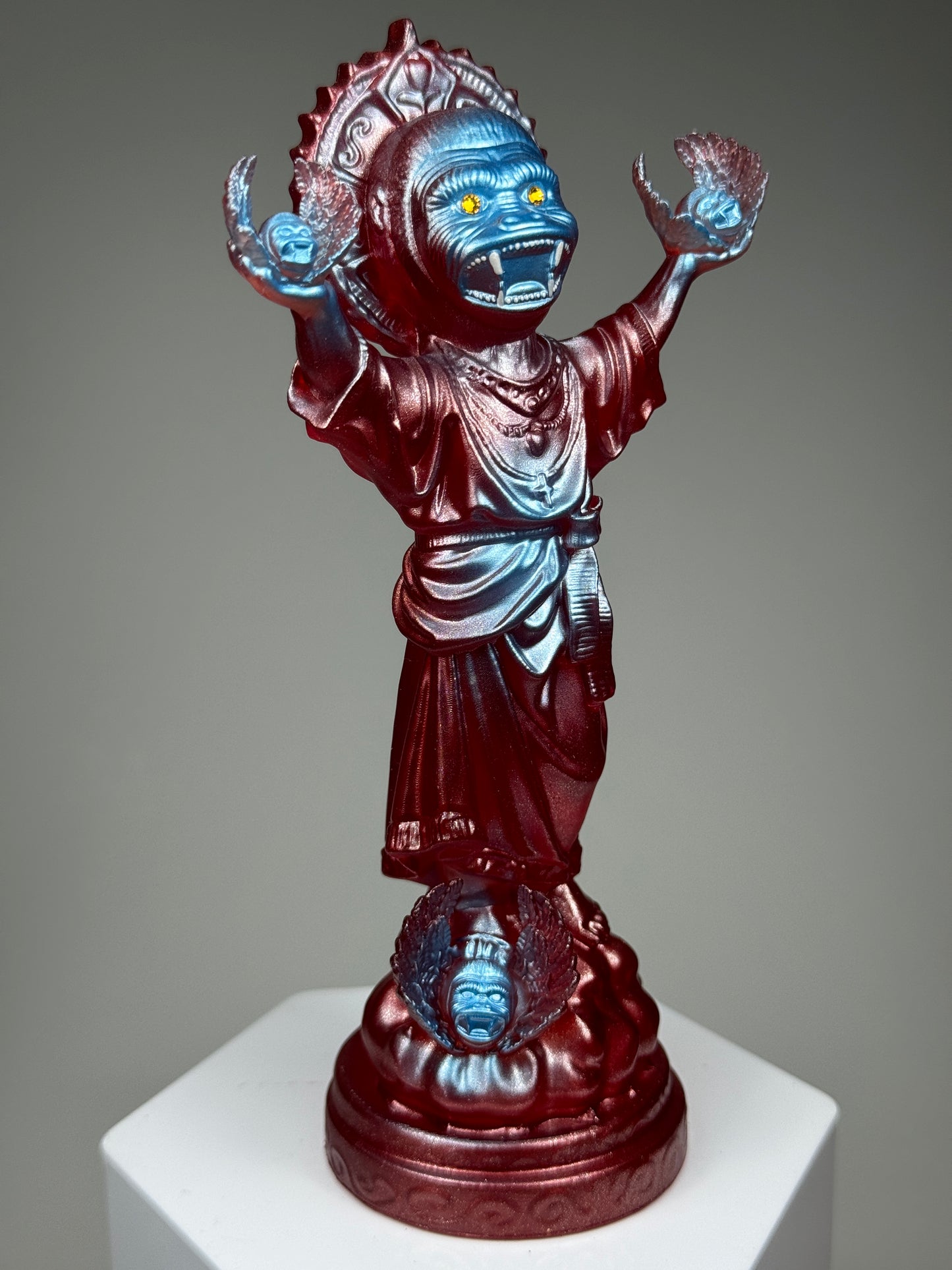 The Child Ape Jesus, Destroyer of Cherubs: Red and Blue Rage