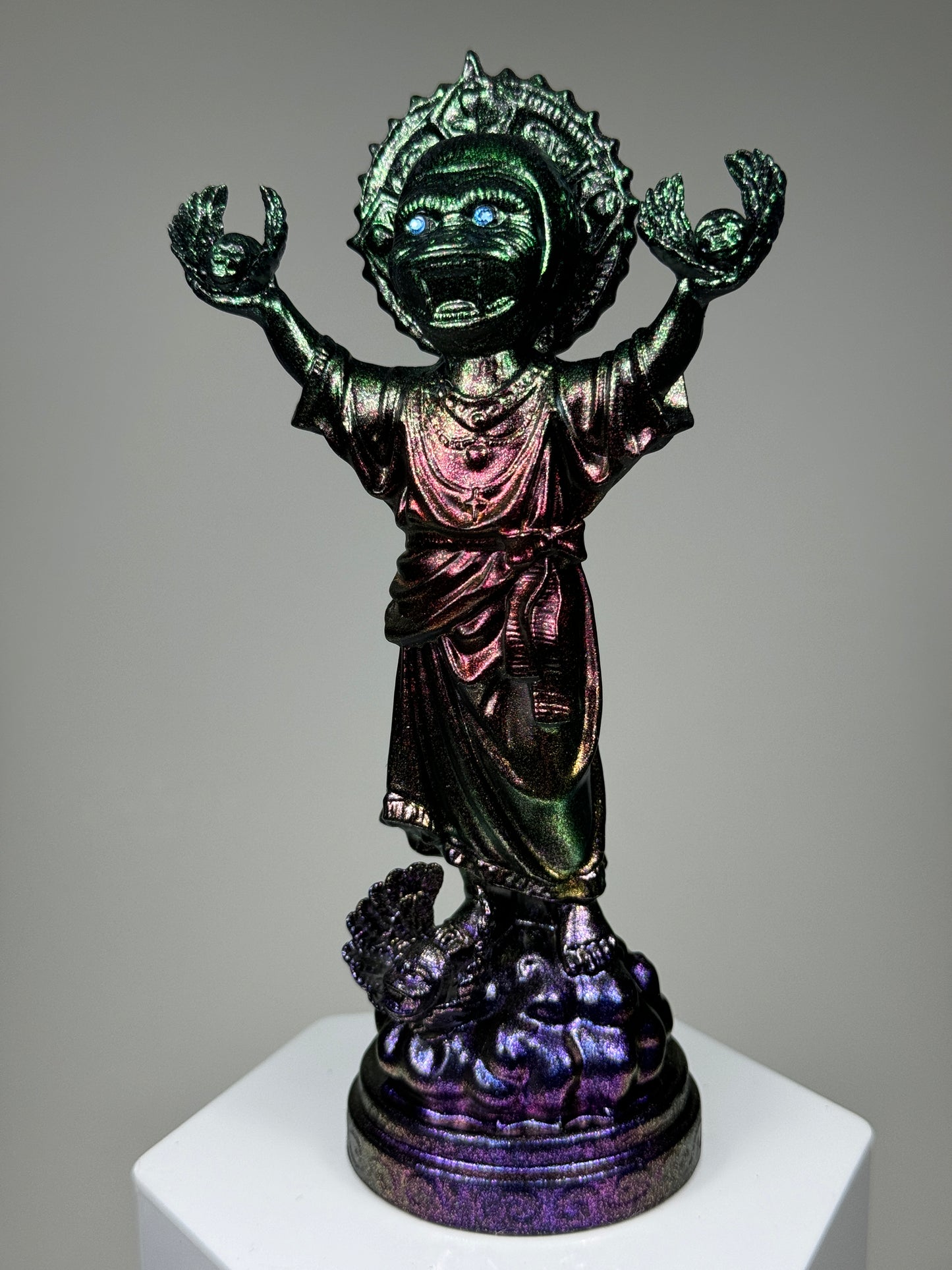 The Child Ape Jesus, Destroyer of Cherubs: Colors Shift Glitter Rage
