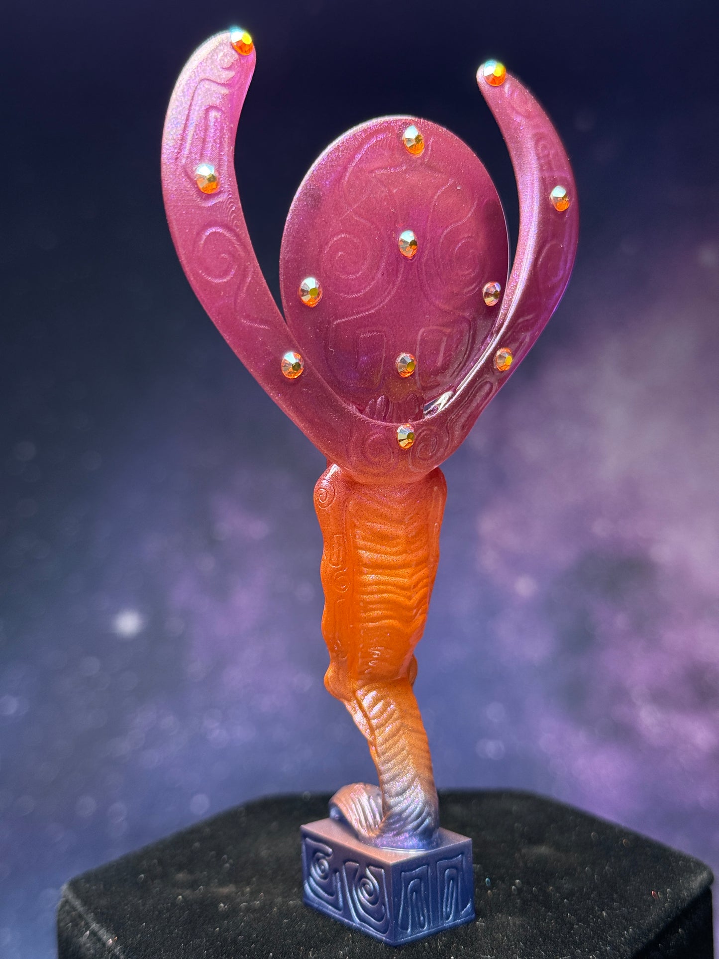 Ibis Serpent Mummy: Cosmic Sunset