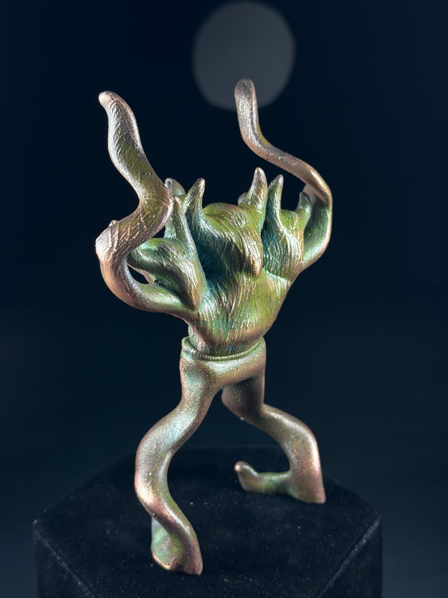 Wolfman: Copper Plated with Green Patina