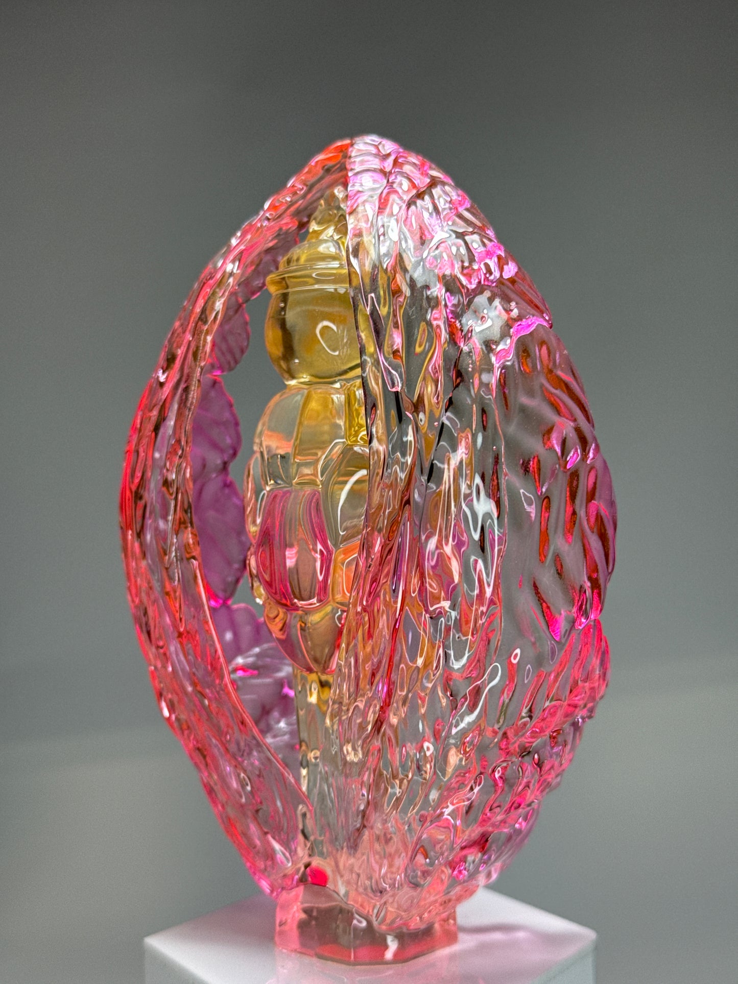 Turtle at the End of Days: Pink/Gold/Clear