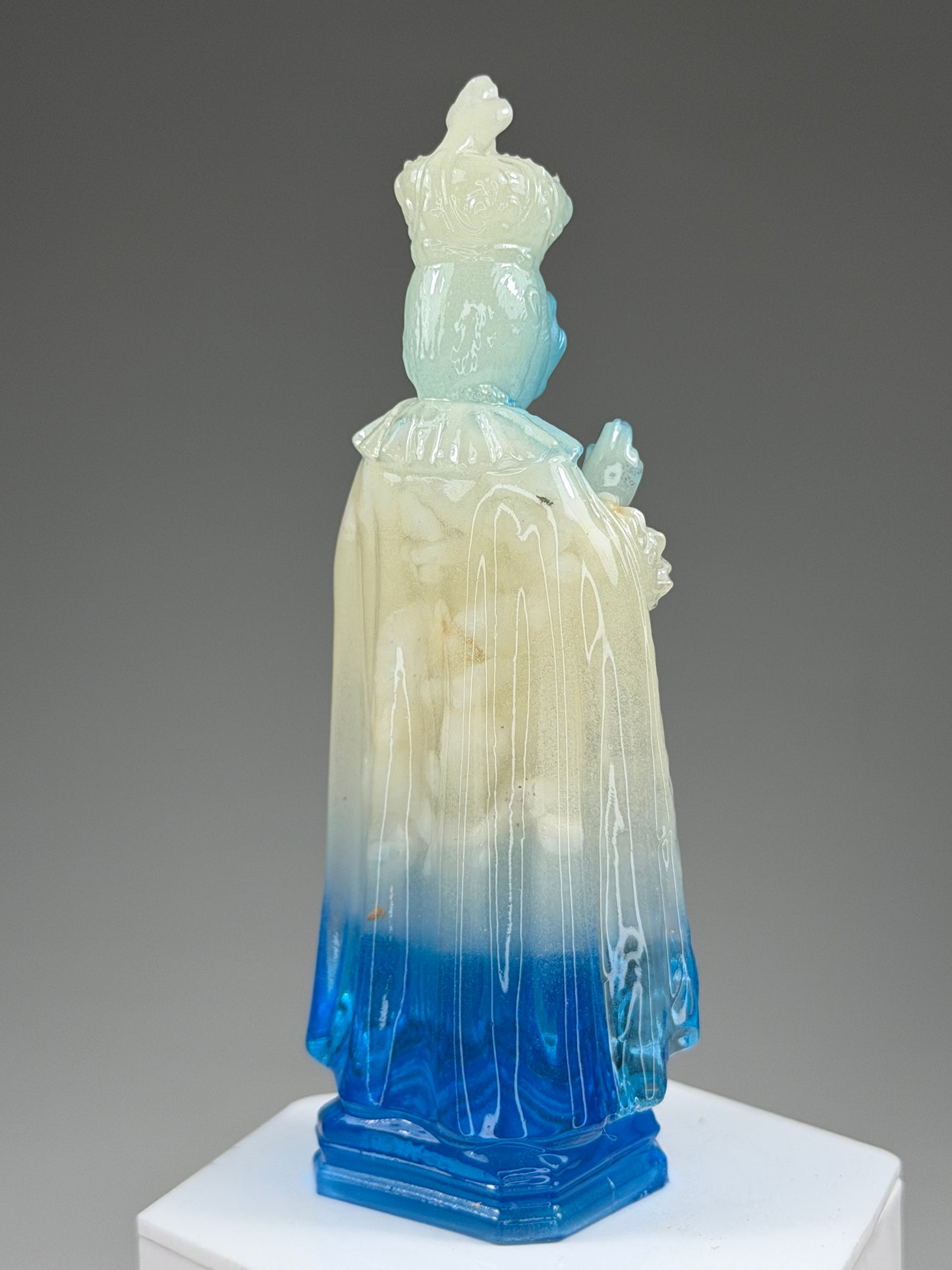 Saint Ape: White/Blue Fade Glow