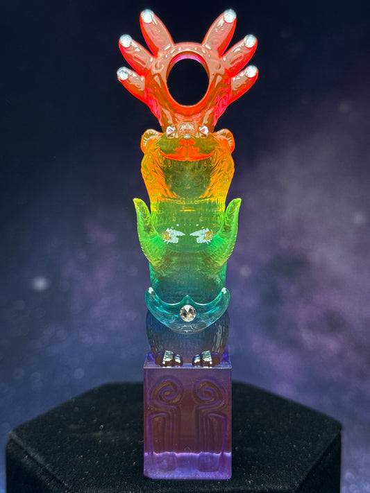 Egyptian Mongoose: Transparent Rainbow