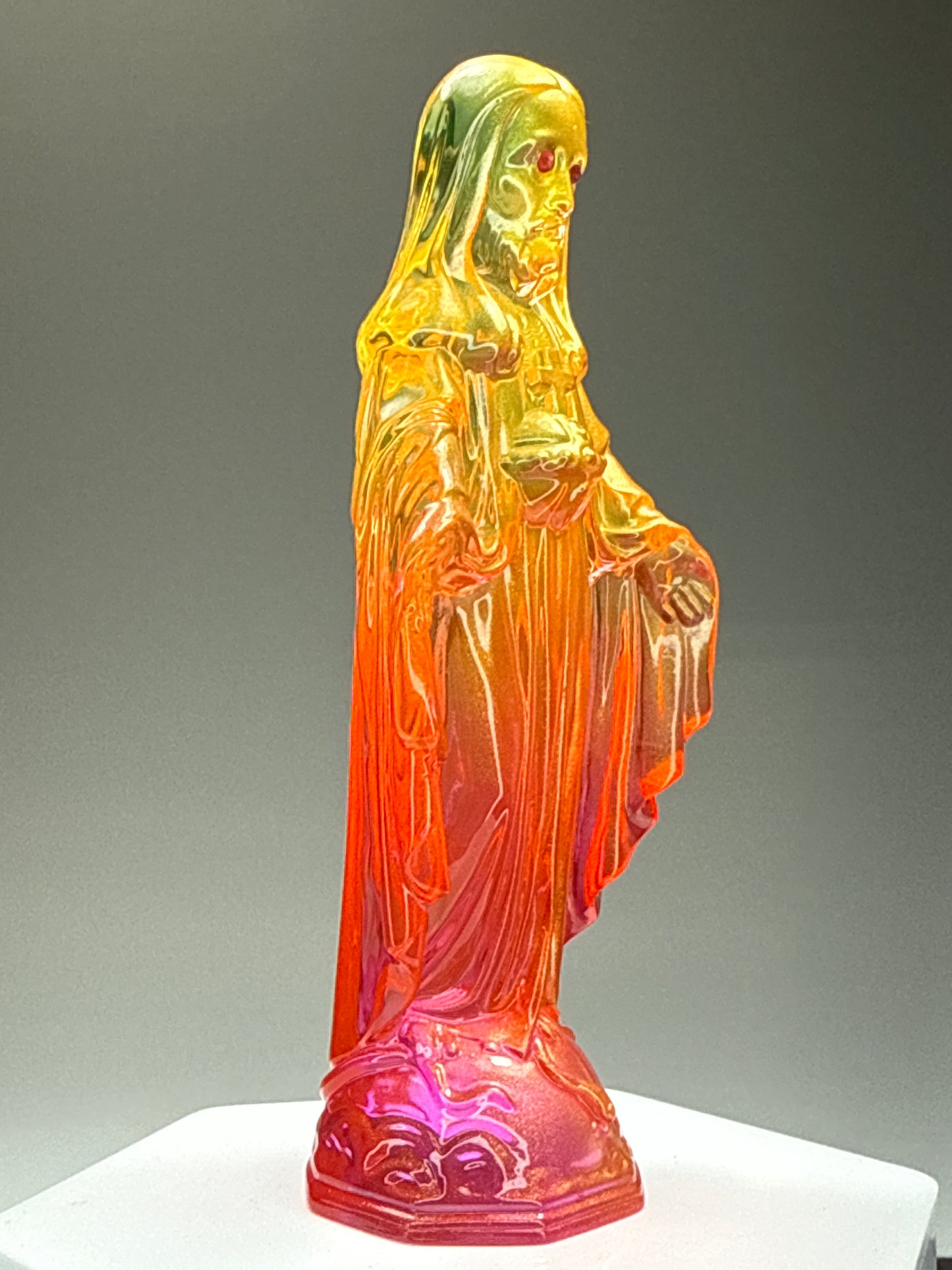 Jesus Head Mary: Gold Fire