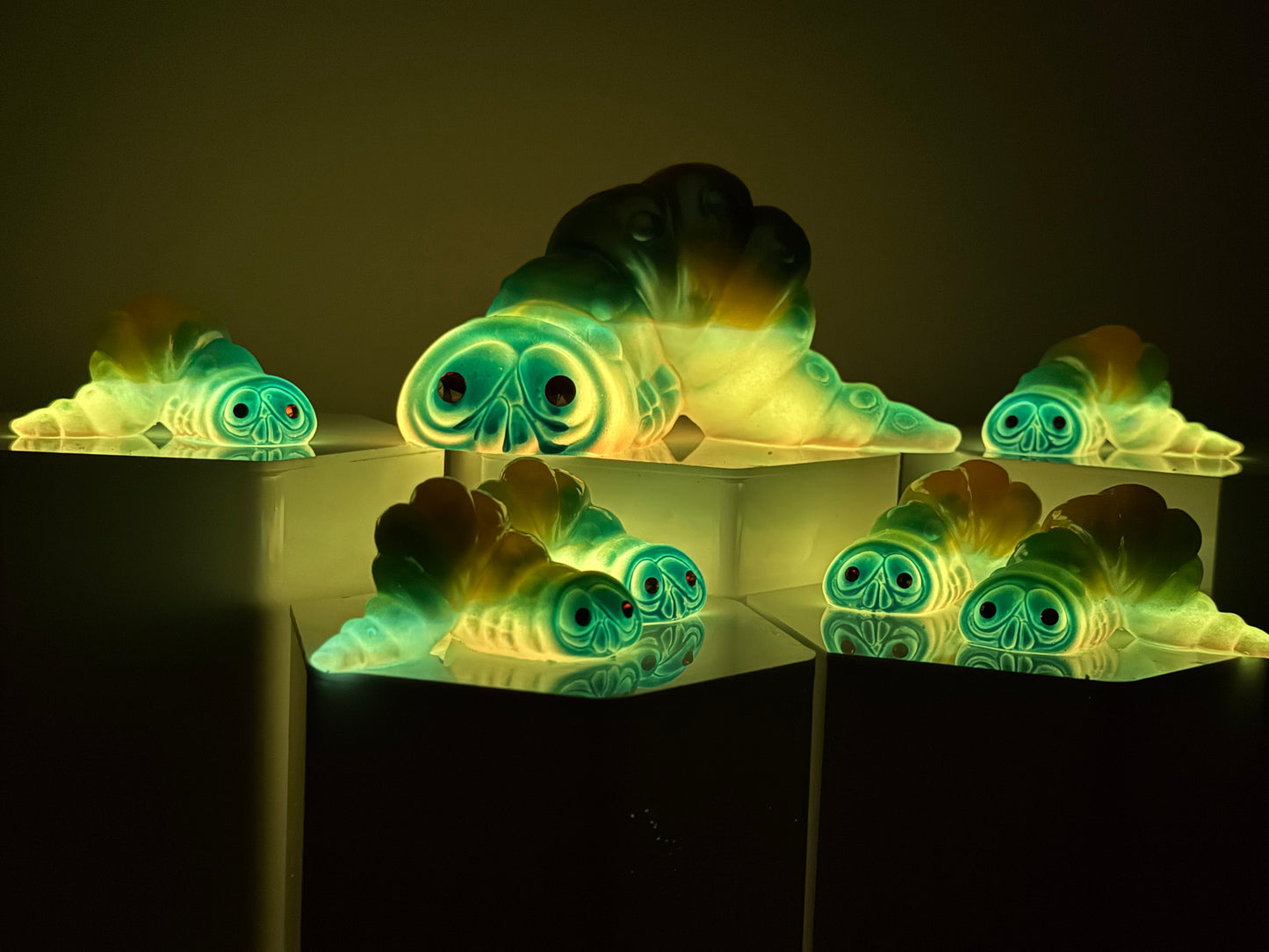 Worm: Glow Storm Set of 7