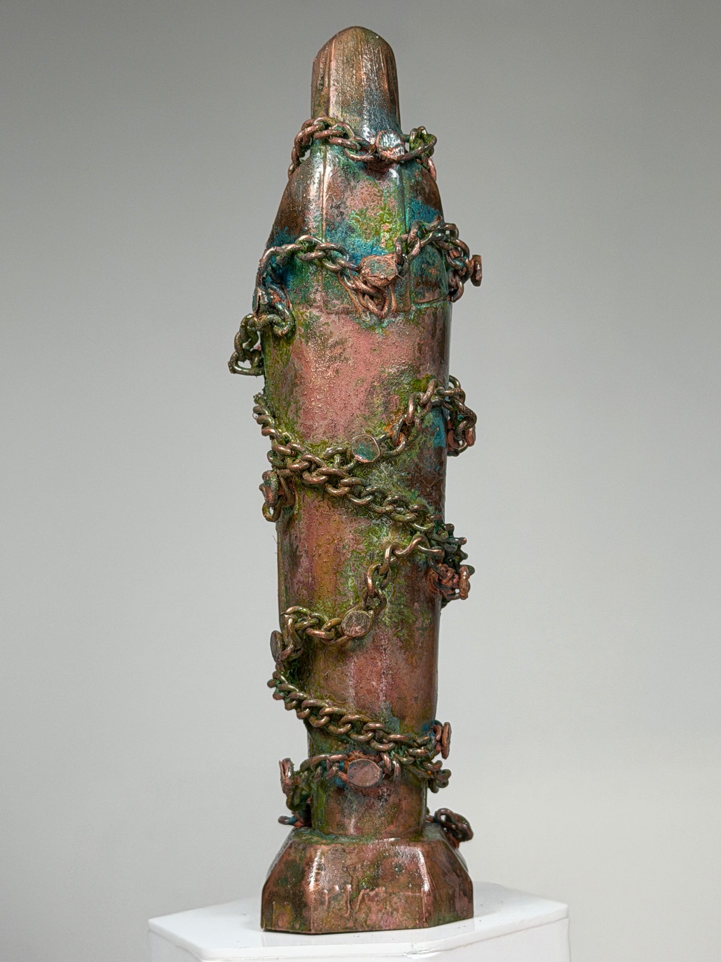 Modern Mary: Copper Plated and Chained