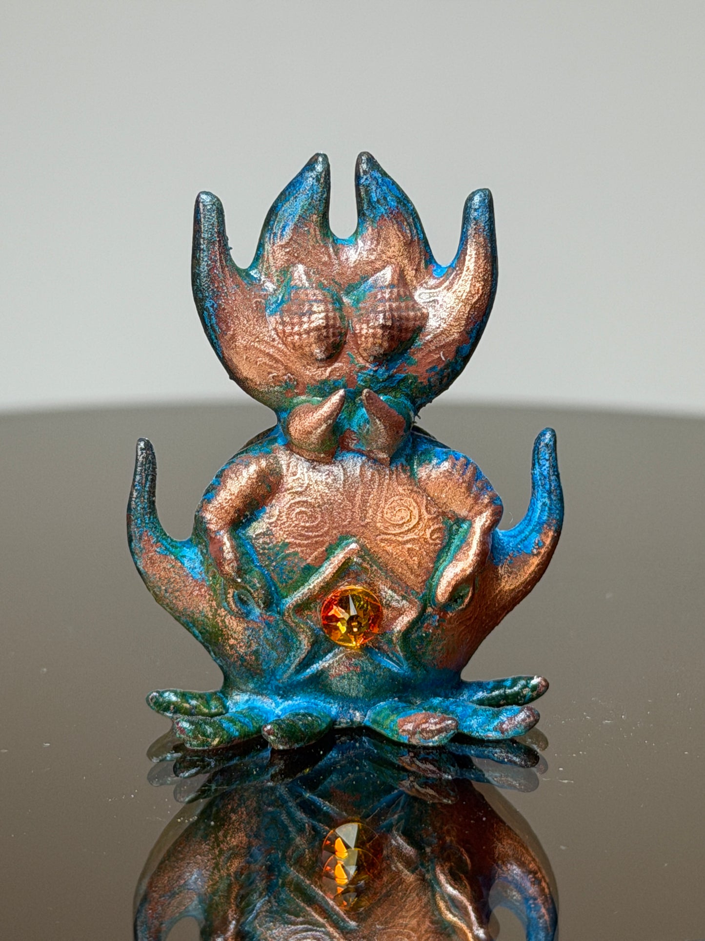 Round Fly: Copper Plated Zoom