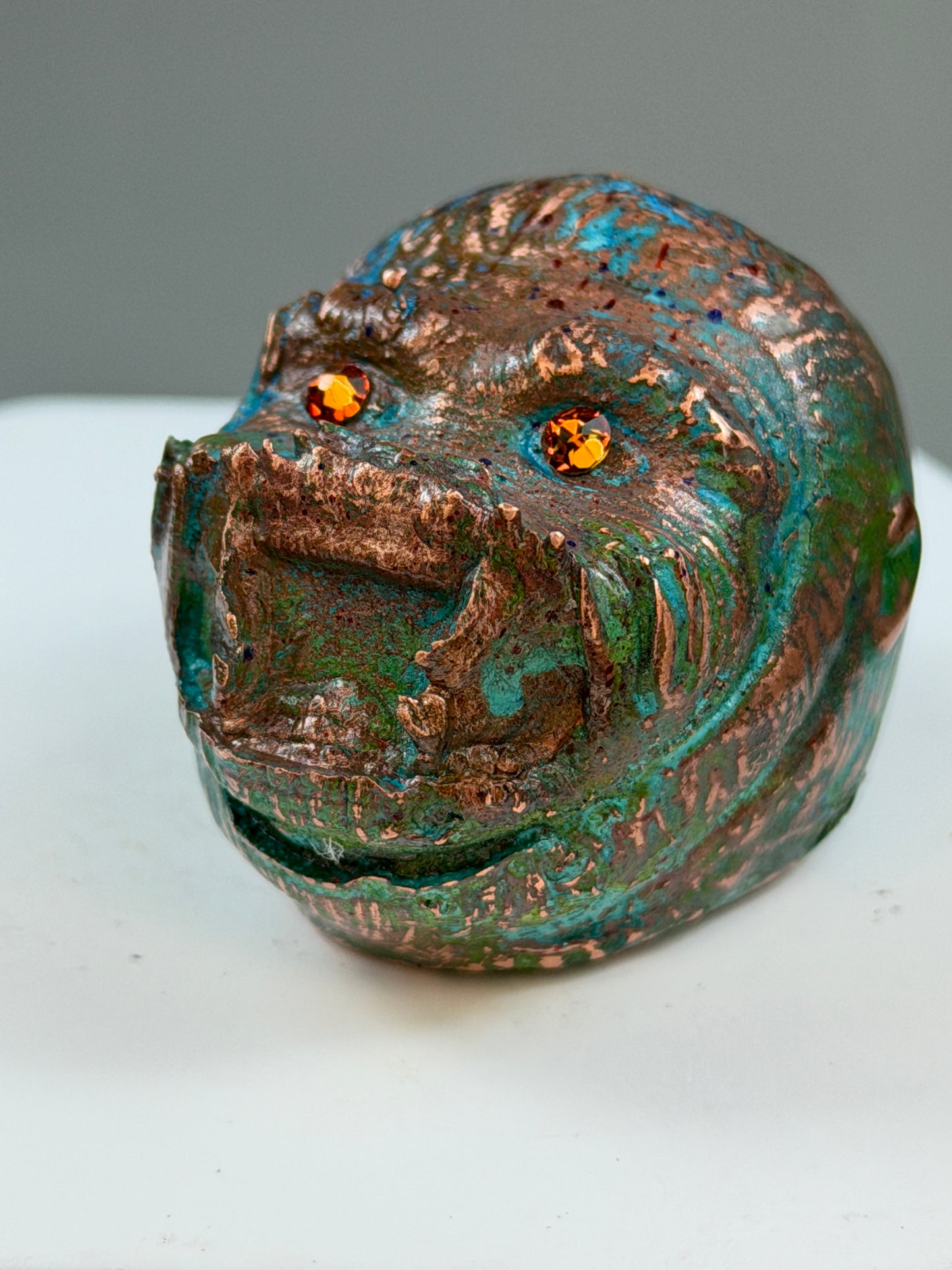 Ape Head: Copper Plated Rough Transport