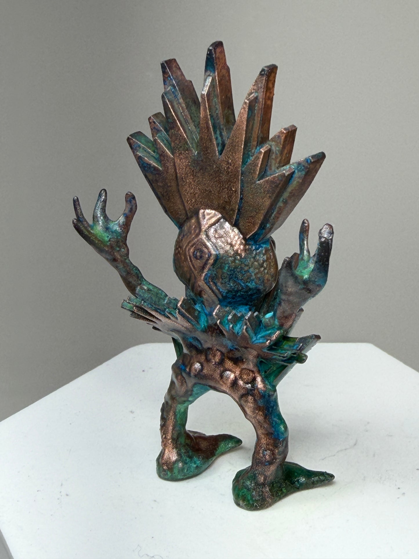 Crocodile Crystal King: Copper Plated Swamproot