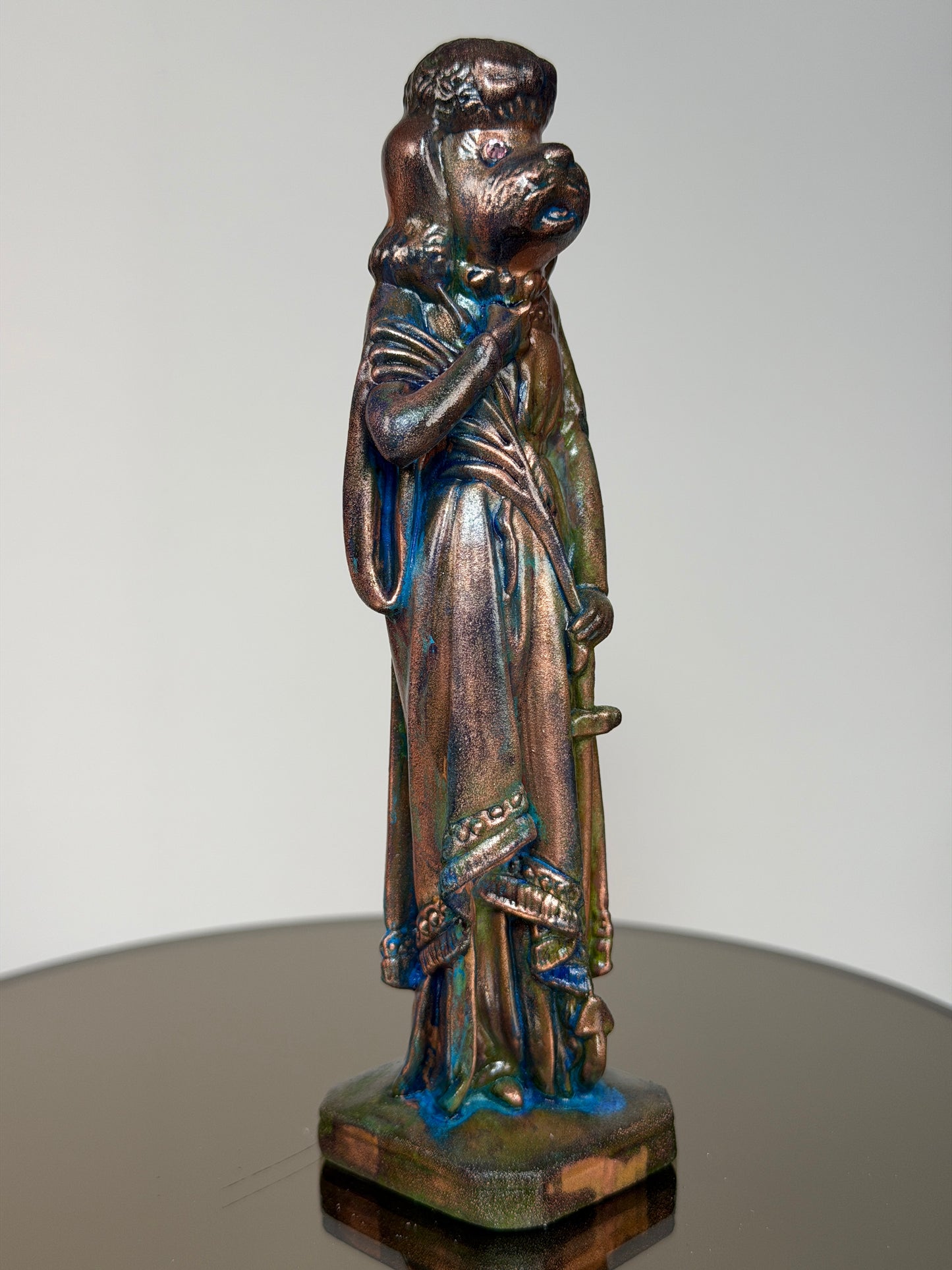 Saint Philomena is a Poodle: Copper Plated Barker