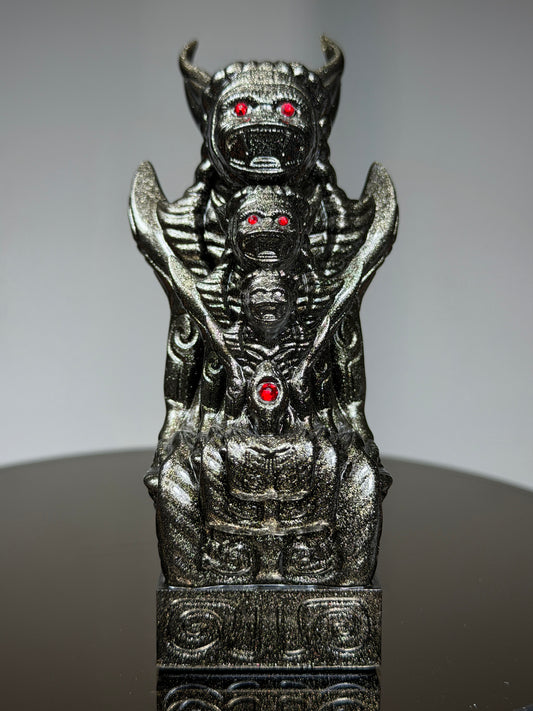 Egyptian Cosmonaut Apes: Silver Dark Metal Flaked
