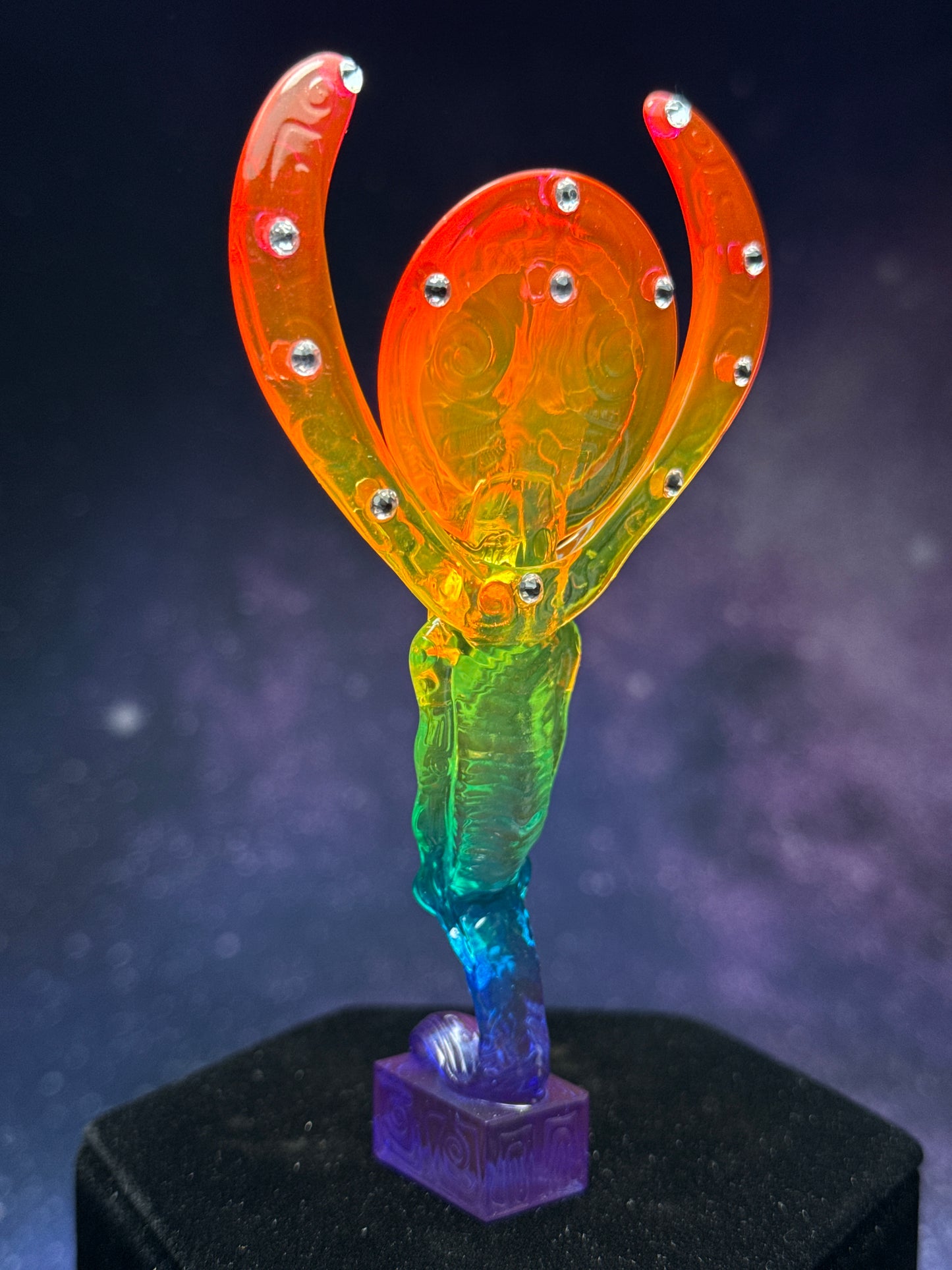 Ibis Serpent Mummy: Transparent Rainbow