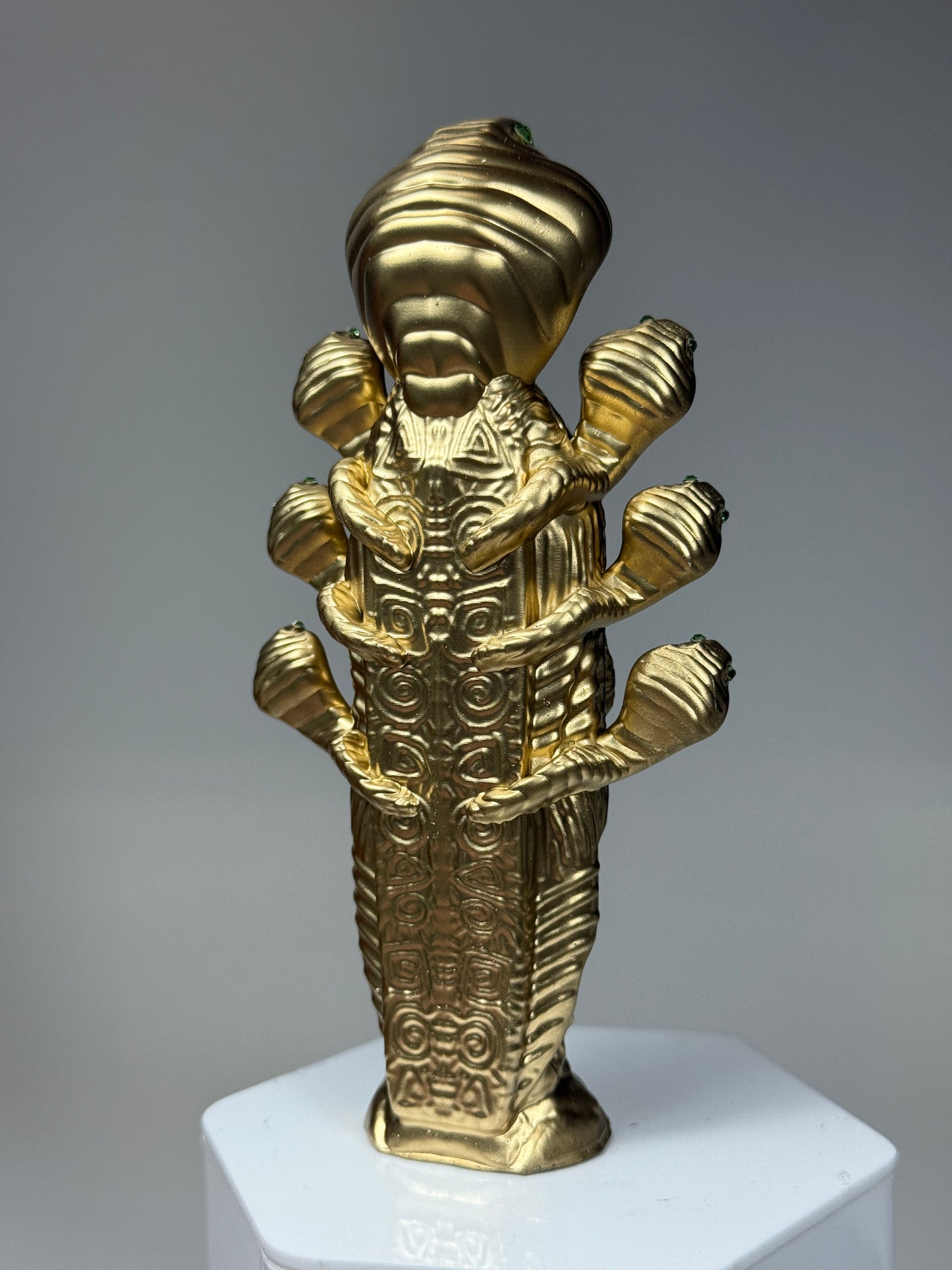 Cobra Cult Worshiper: Gold Chrome with Green