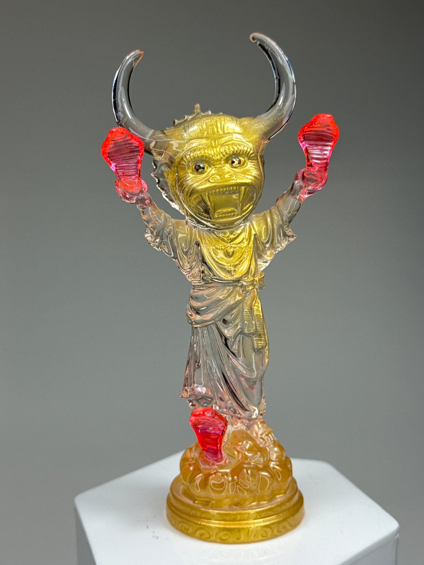 Snake Handler: Gold/Clear/Red