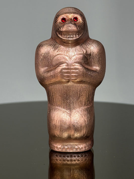 Happy Ape: Copper Plated Polished