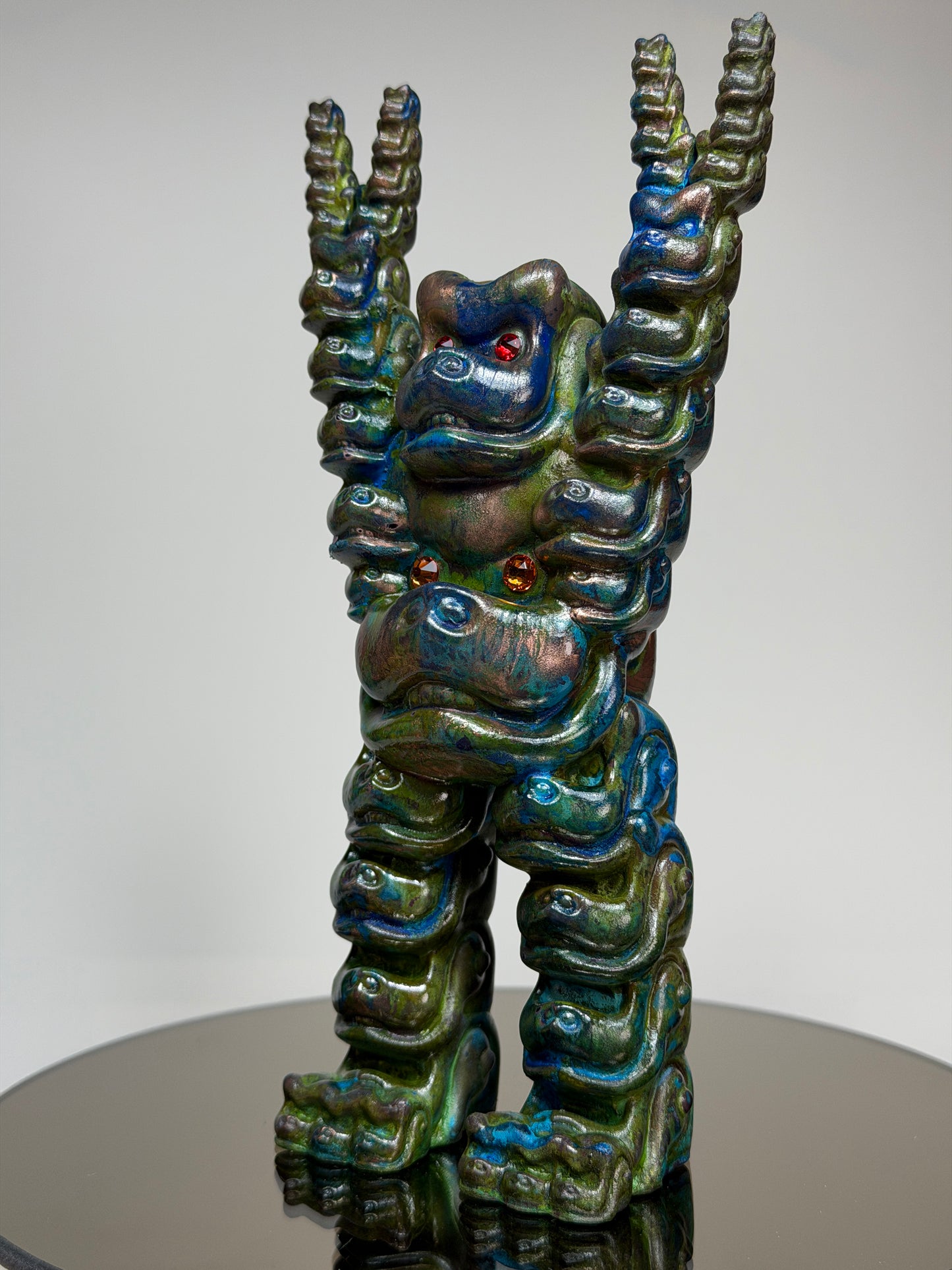 Mecha Head Ape: Copper Plated Large Prototype