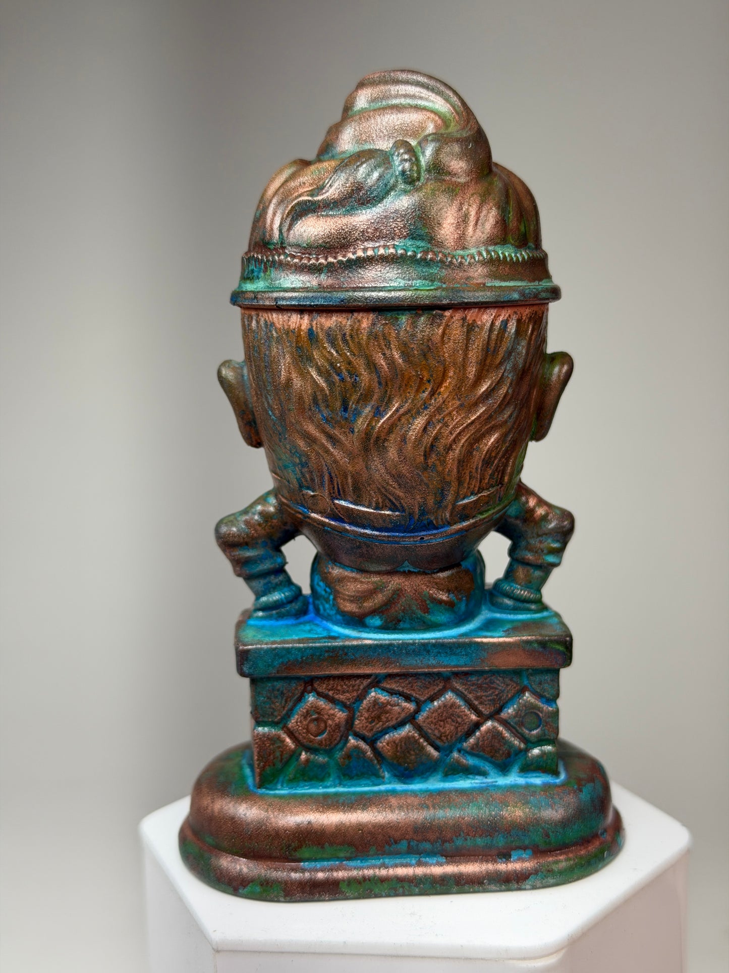 Humpty Dumpty, the Holy Son: Copper Plated Wall