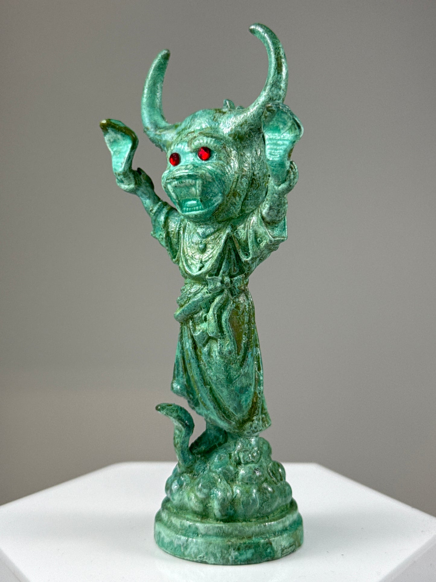 Snake Handler: Copper Plated Green